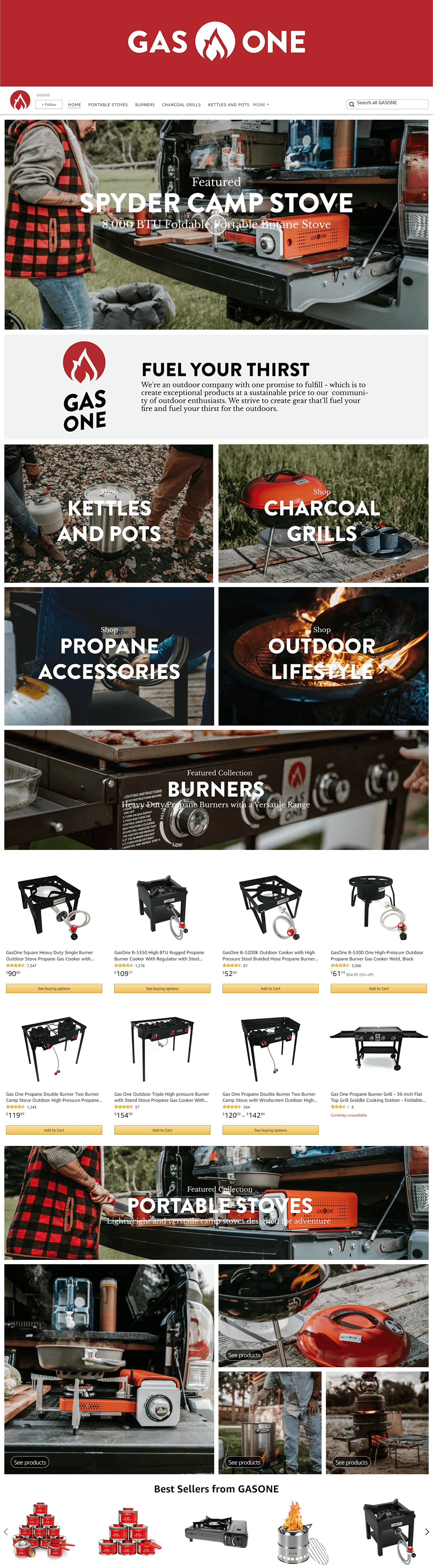 Amazon.com  GASONE: Storefront