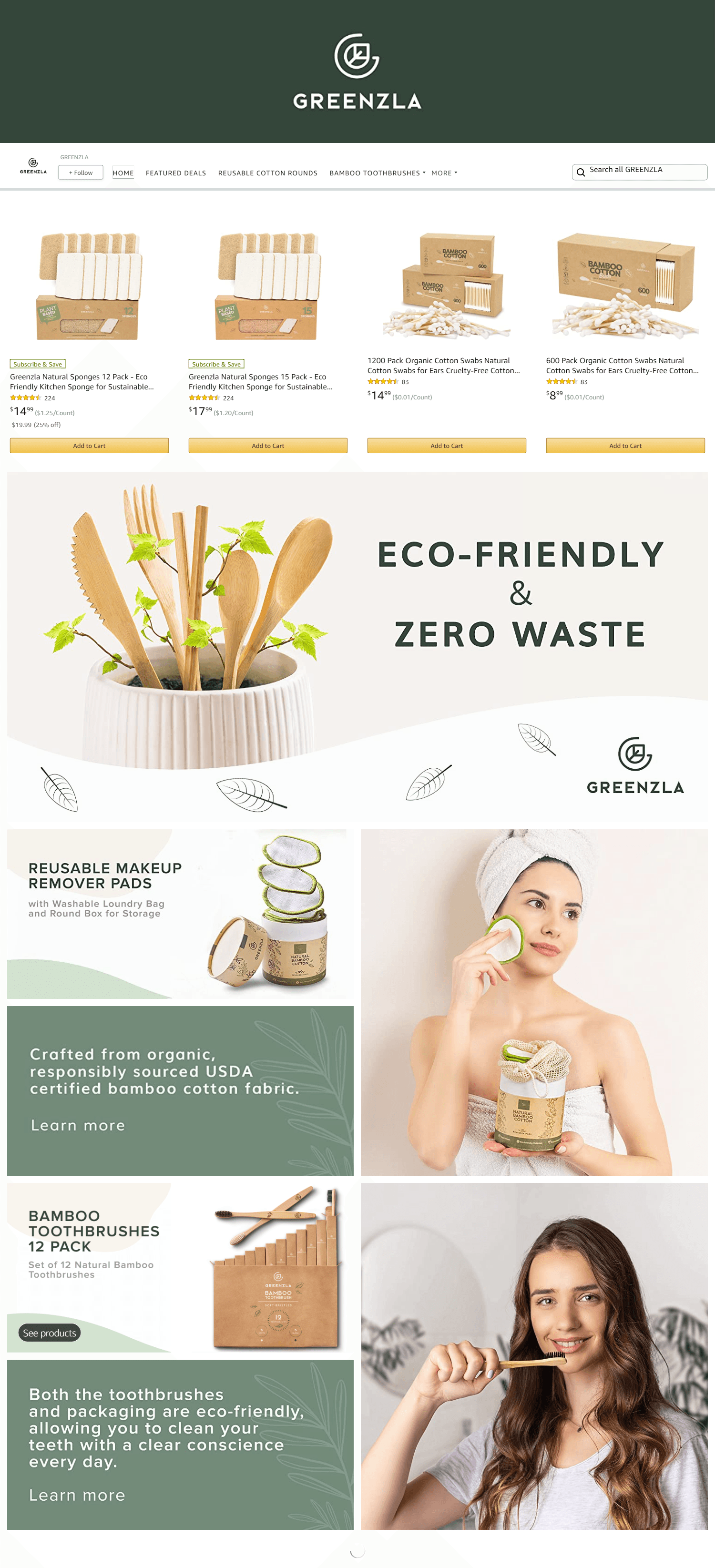 Amazon.com GREENZLA: Storefront