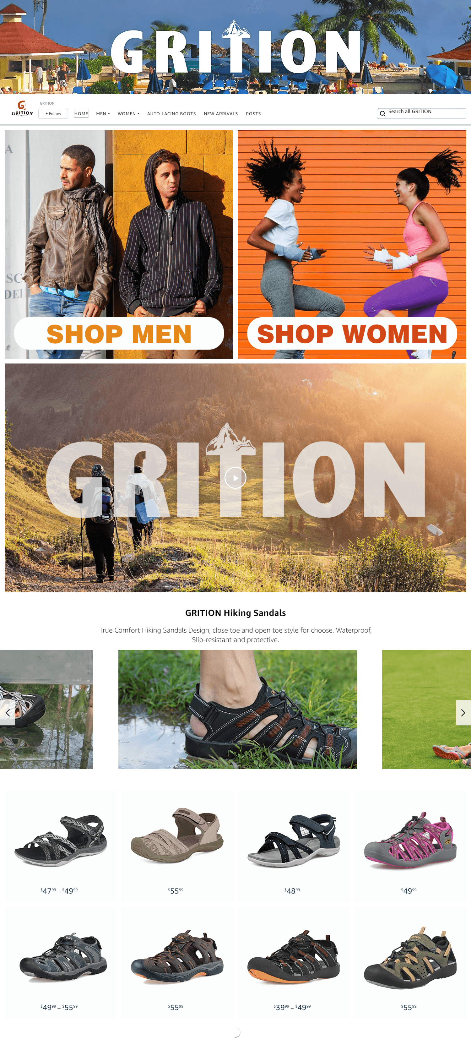 Amazon.com  GRITION: Storefront