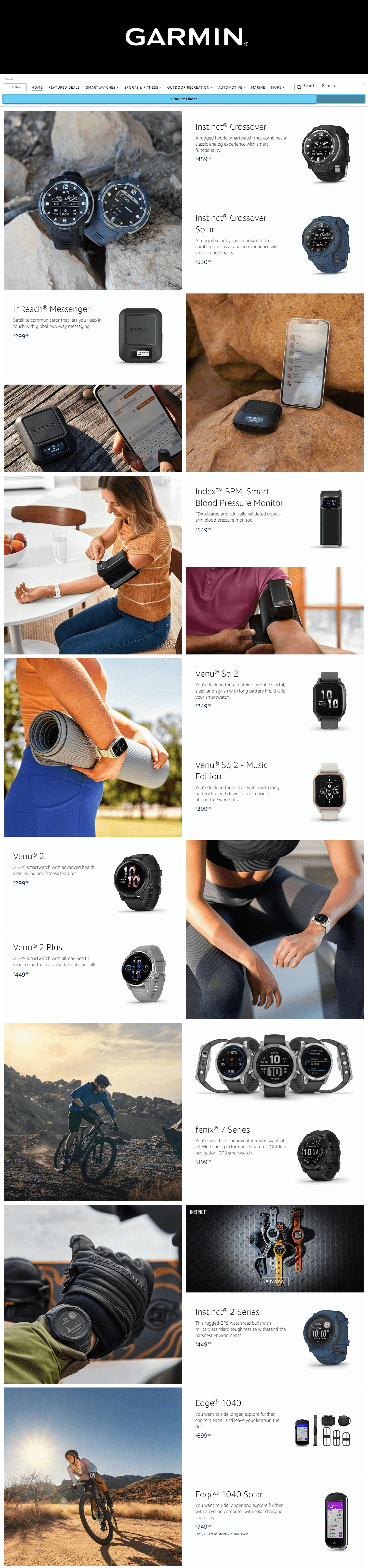 Amazon.com  Garmin: Storefront