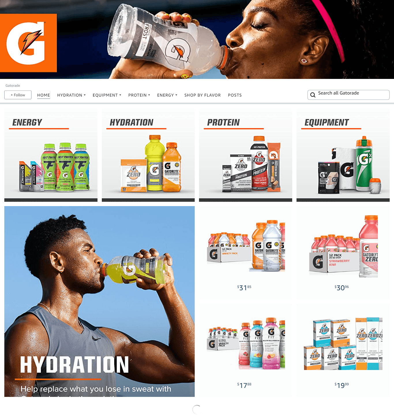 Amazon.com  Gatorade: Storefront