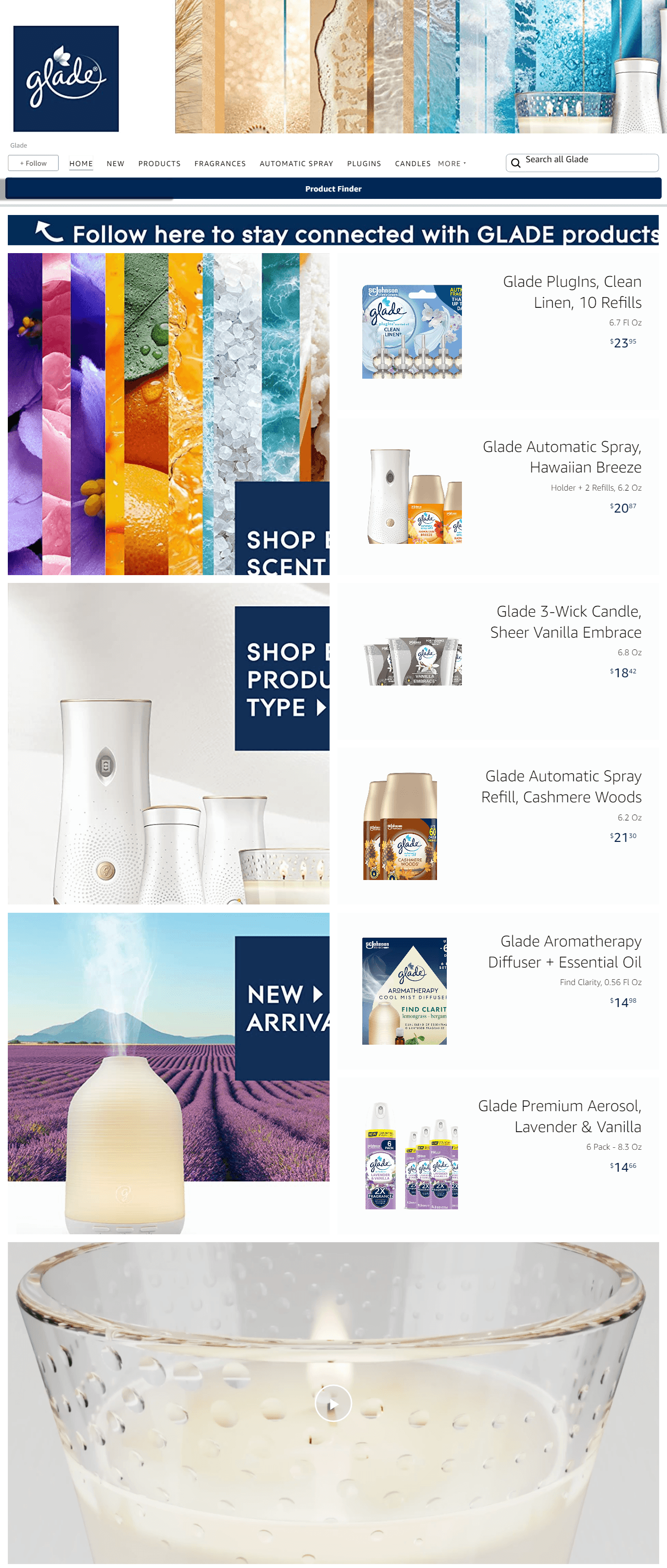 Amazon.com  Glade: Storefront