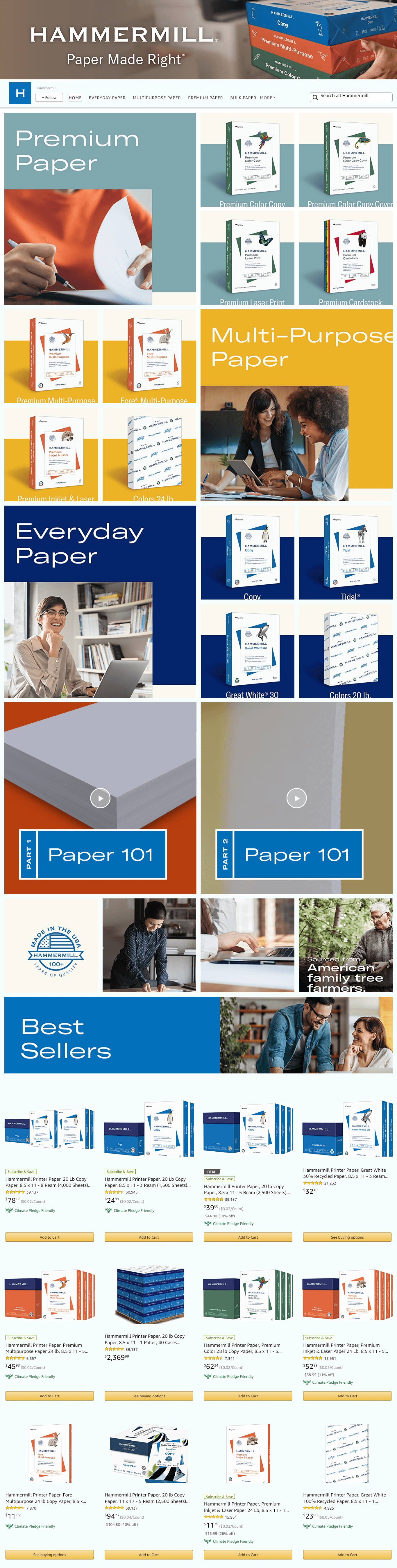 Amazon.com  Hammermill: Storefront