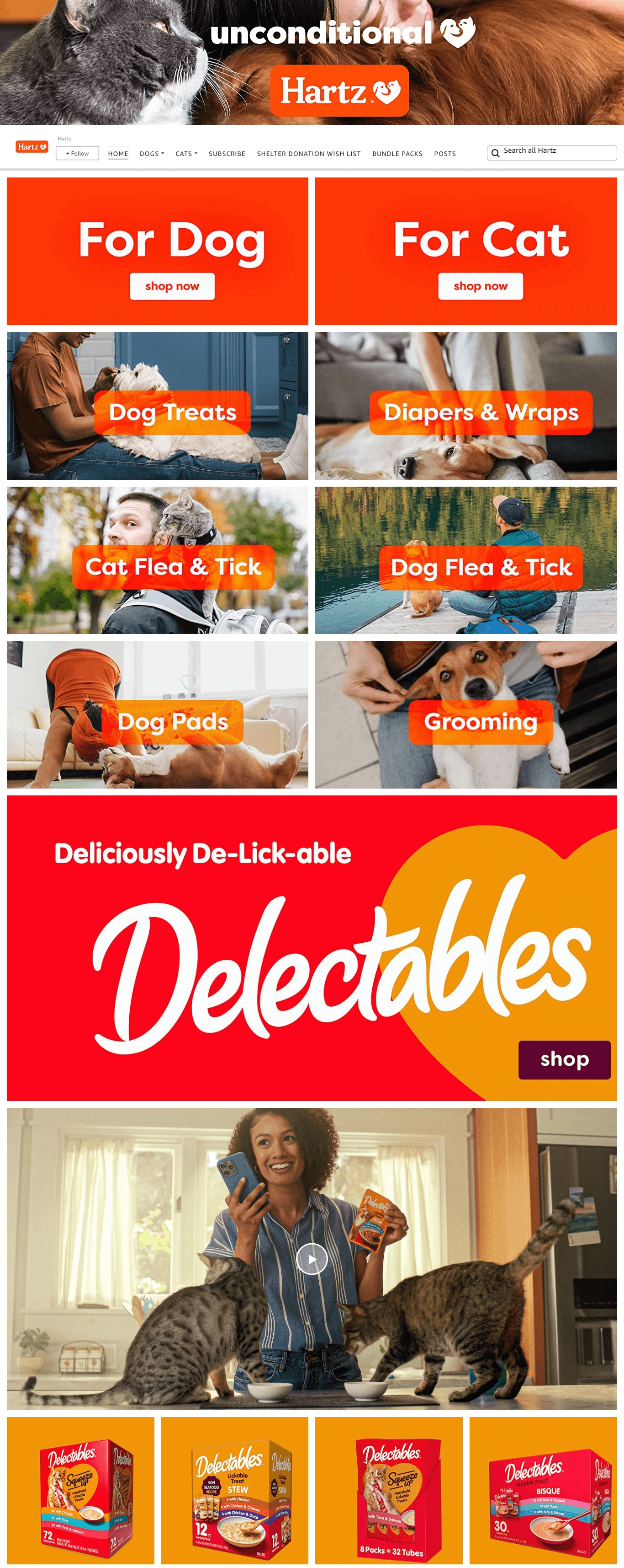 Amazon.com  Hartz: Storefront