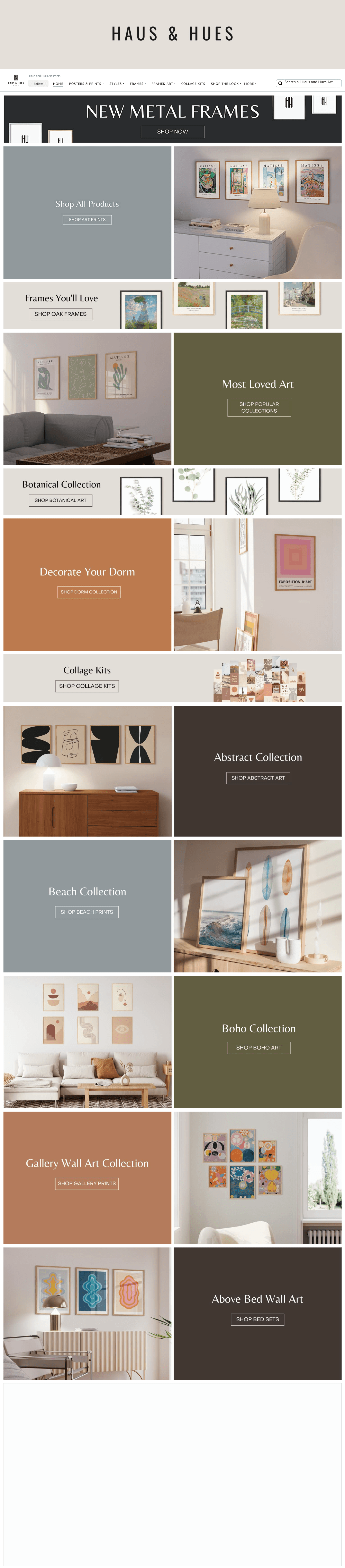 Amazon.com  Haus and Hues Art Prints: Storefront