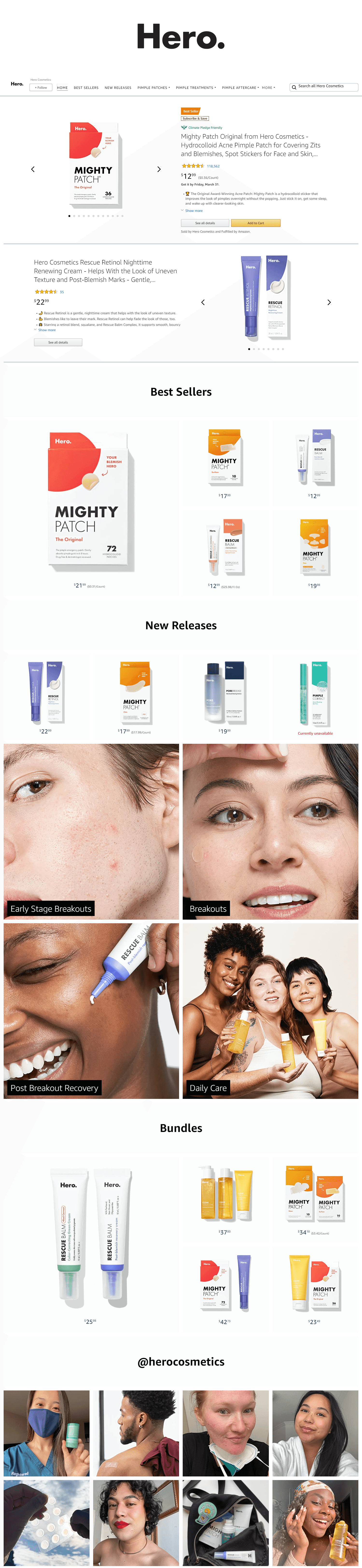 Amazon.com  Hero Cosmetics: Storefront