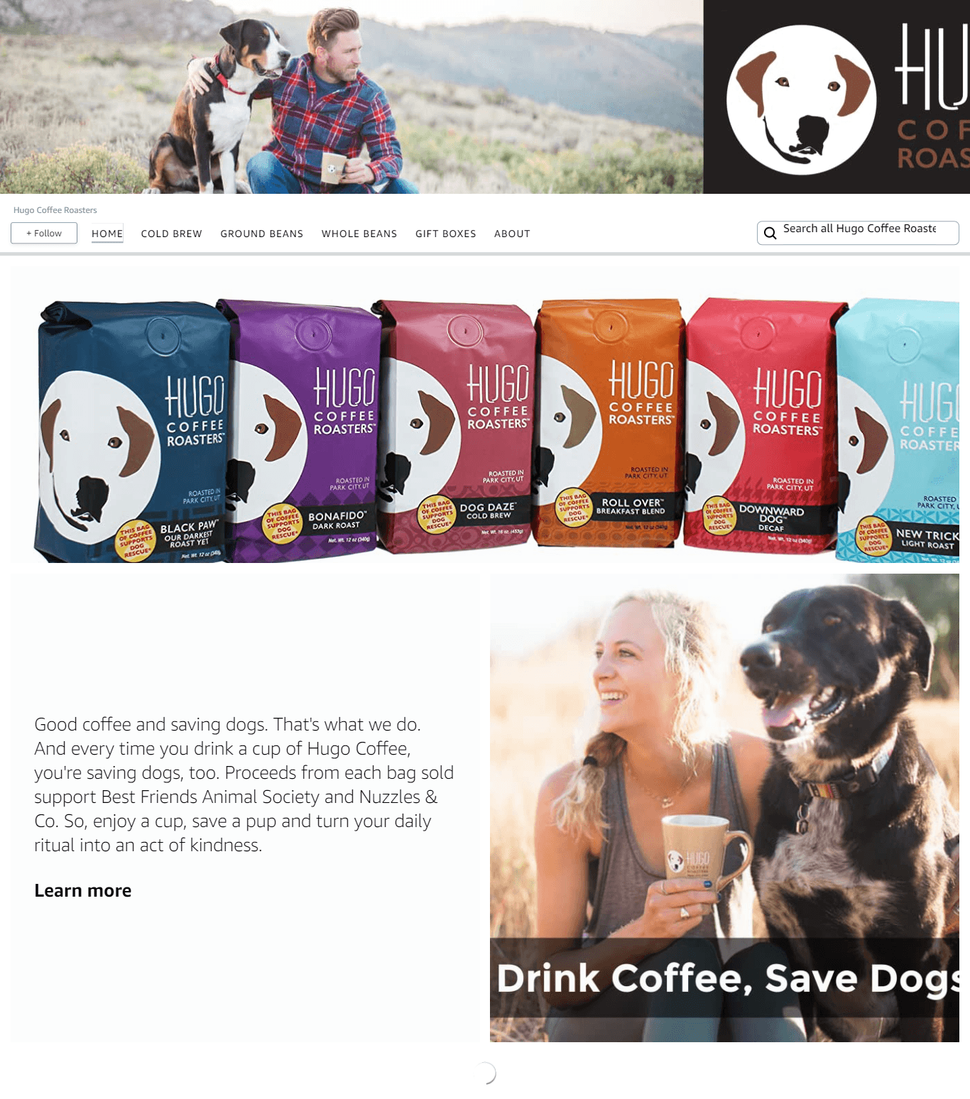 Amazon.com  Hugo Coffee Roasters: Storefront