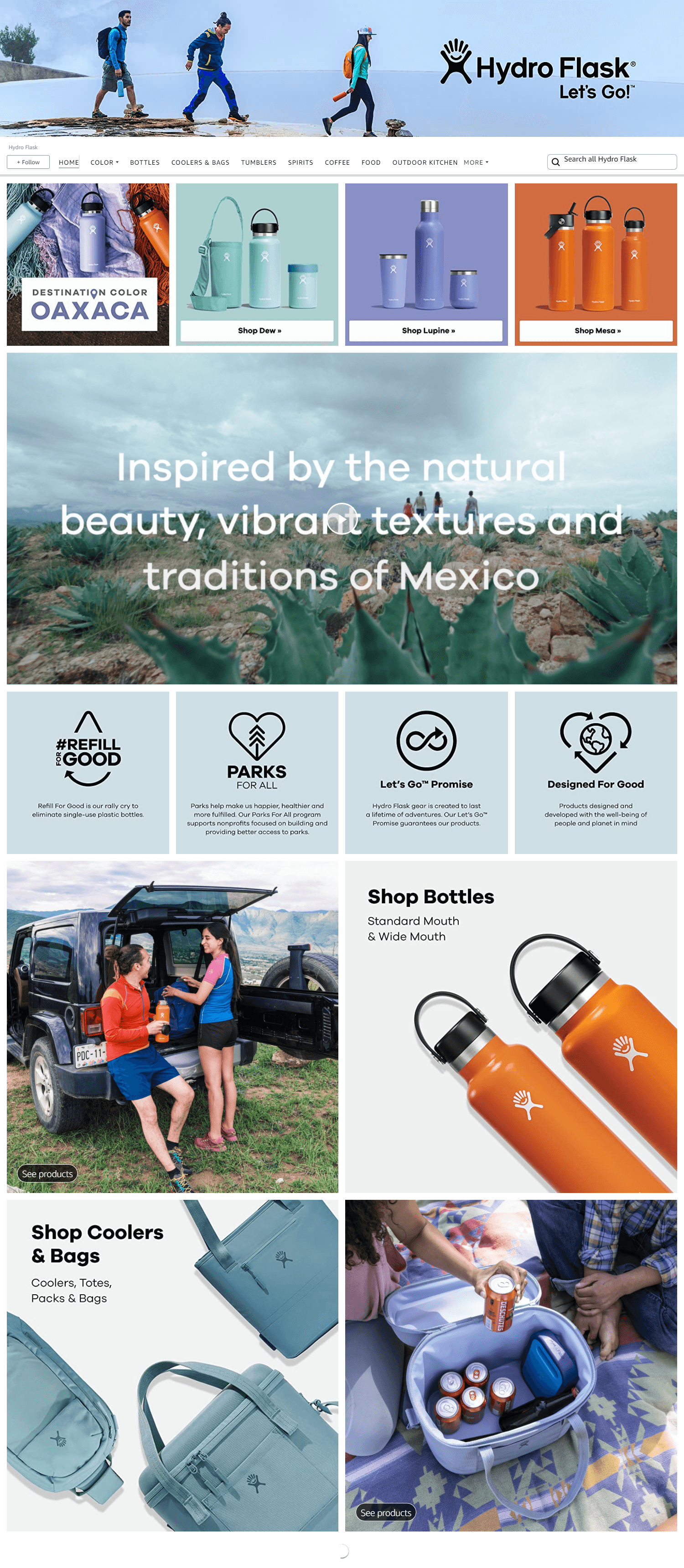 Amazon.com  Hydro Flask: Storefront