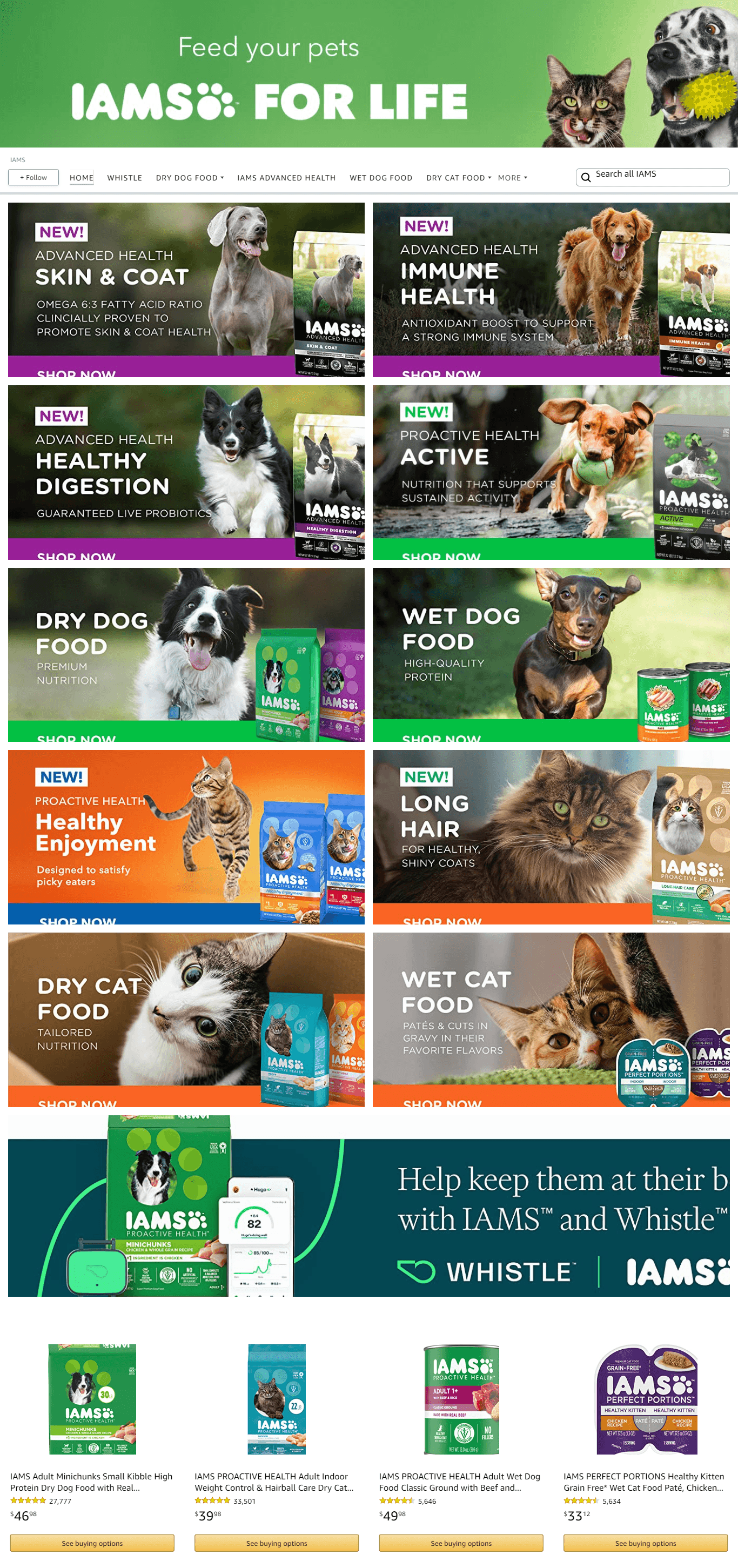 Amazon.com  IAMS: Storefront