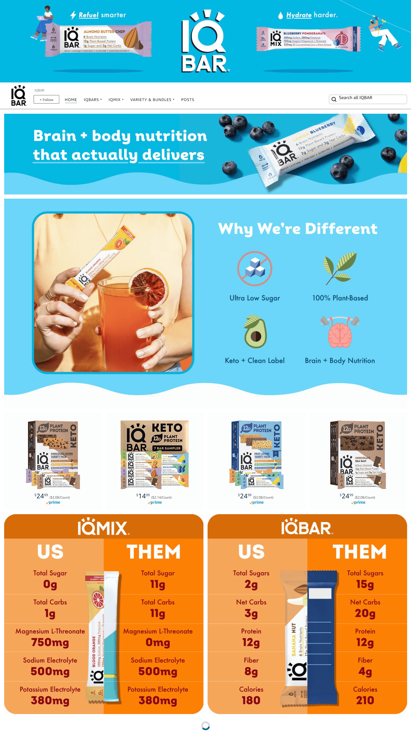 Amazon.com  IQBAR: Storefront
