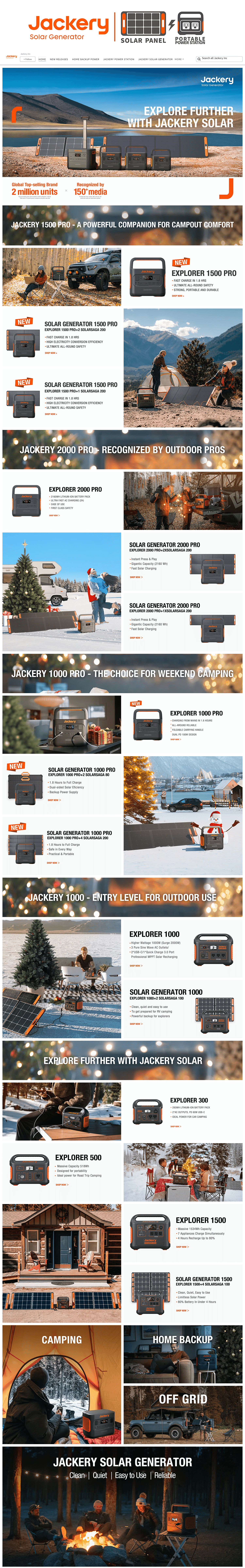Amazon.com  Jackery Inc: Storefront