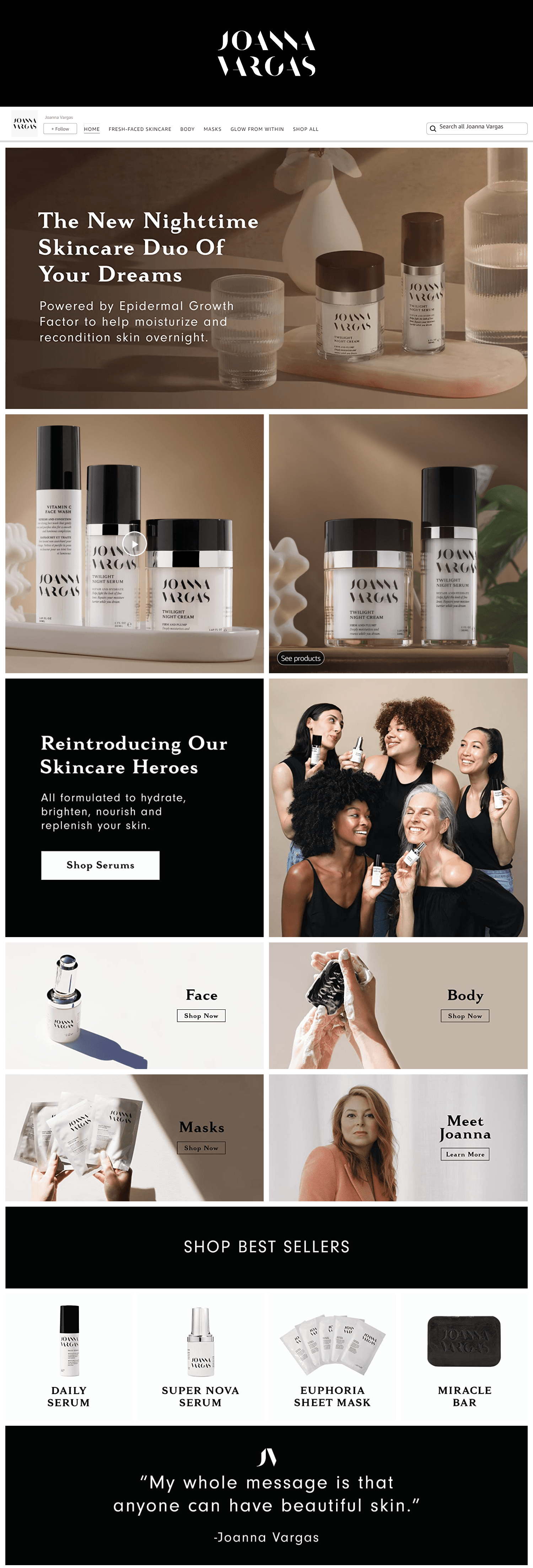 Amazon.com  Joanna Vargas: Storefront