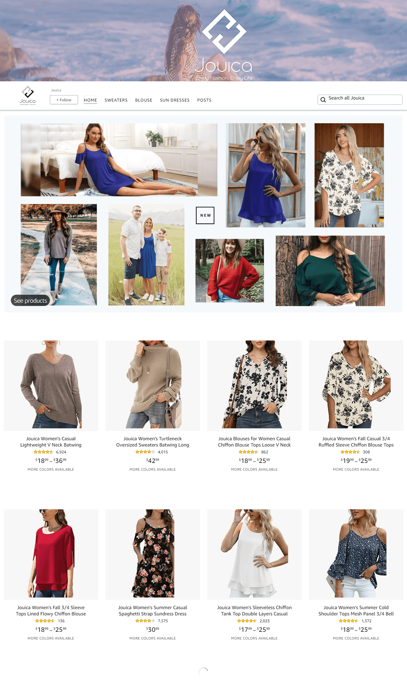 Amazon.com  Jouica: Storefront