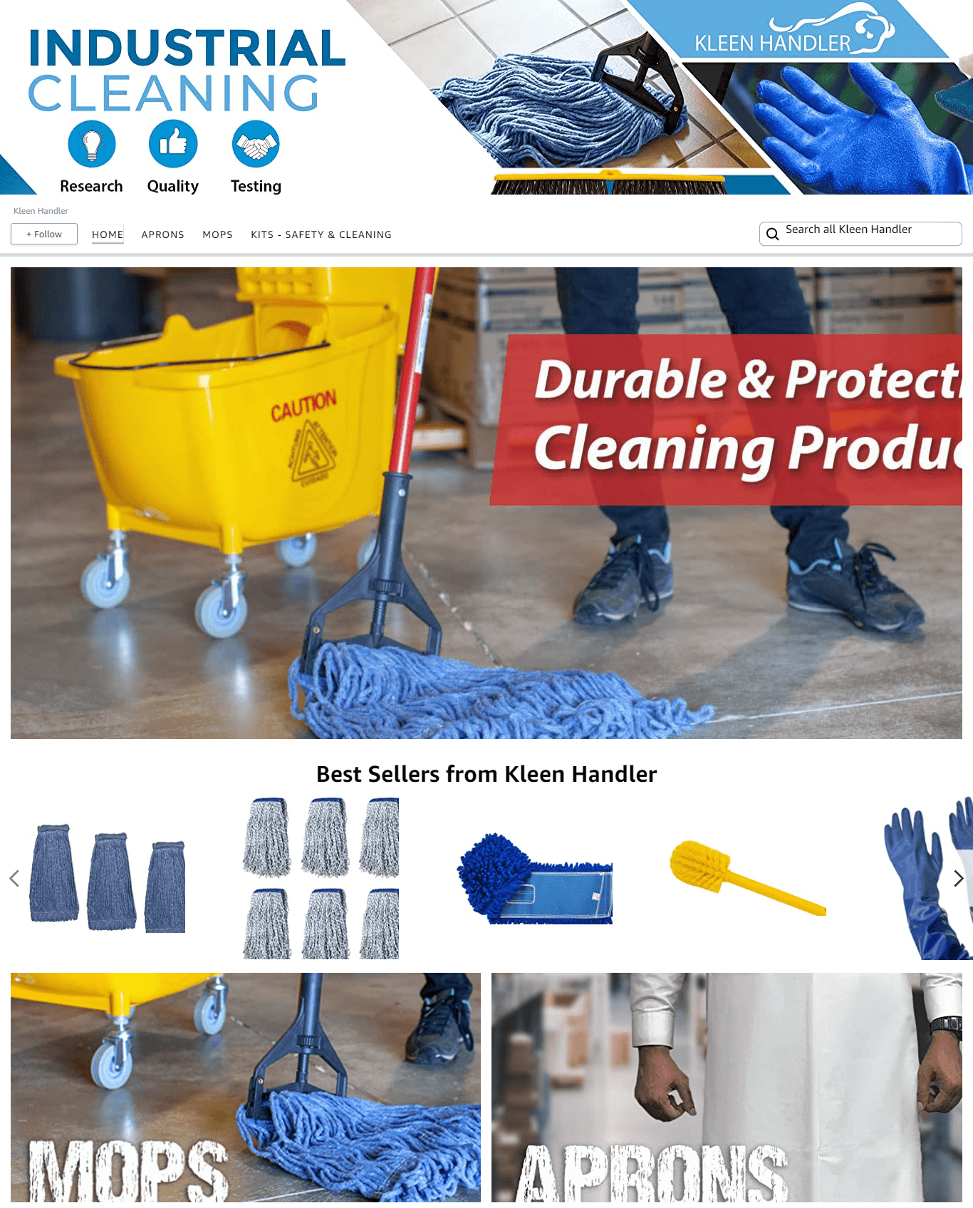 Amazon.com  Kleen Handler: Storefront