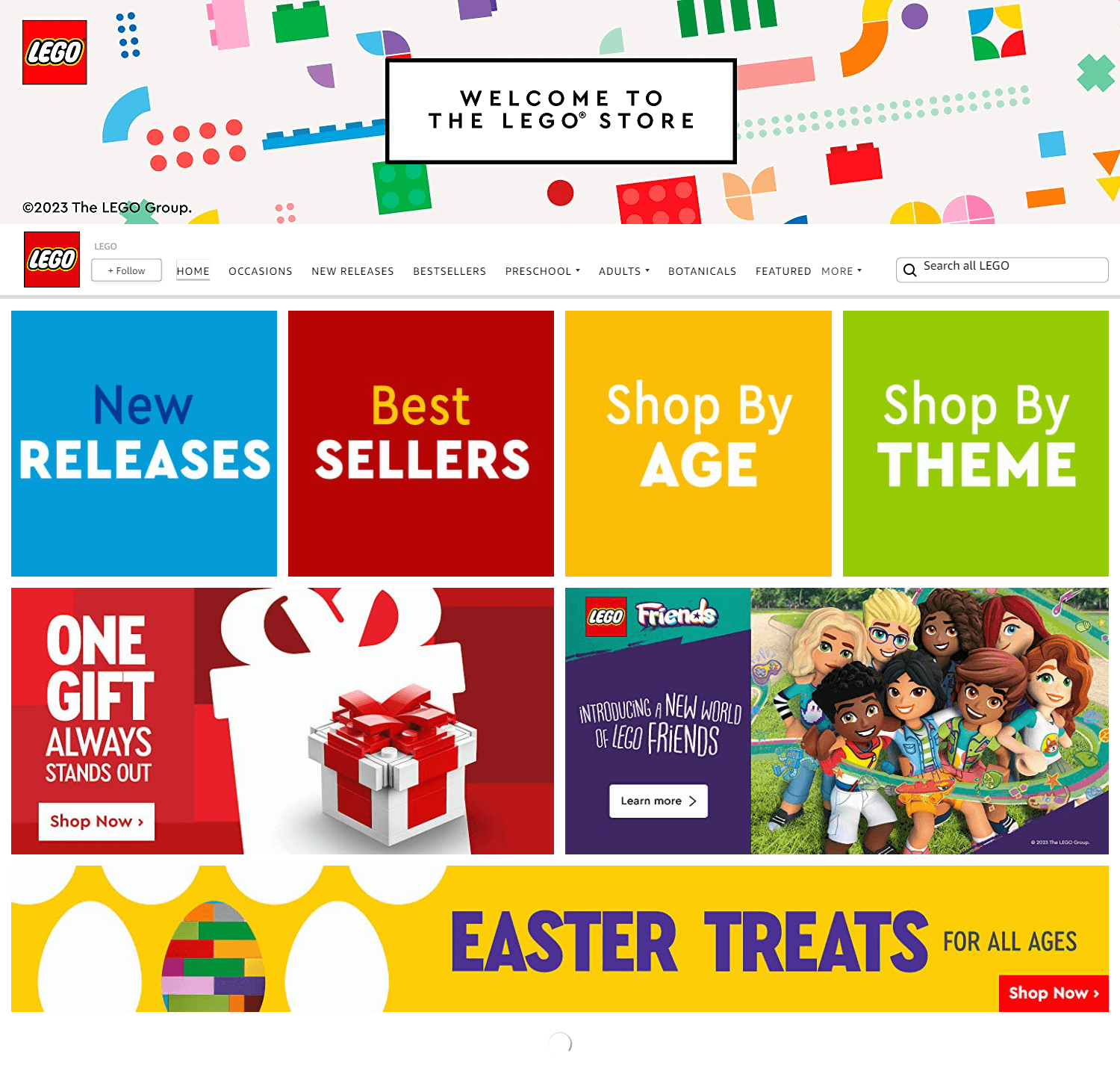 Amazon.com  LEGO: Storefront