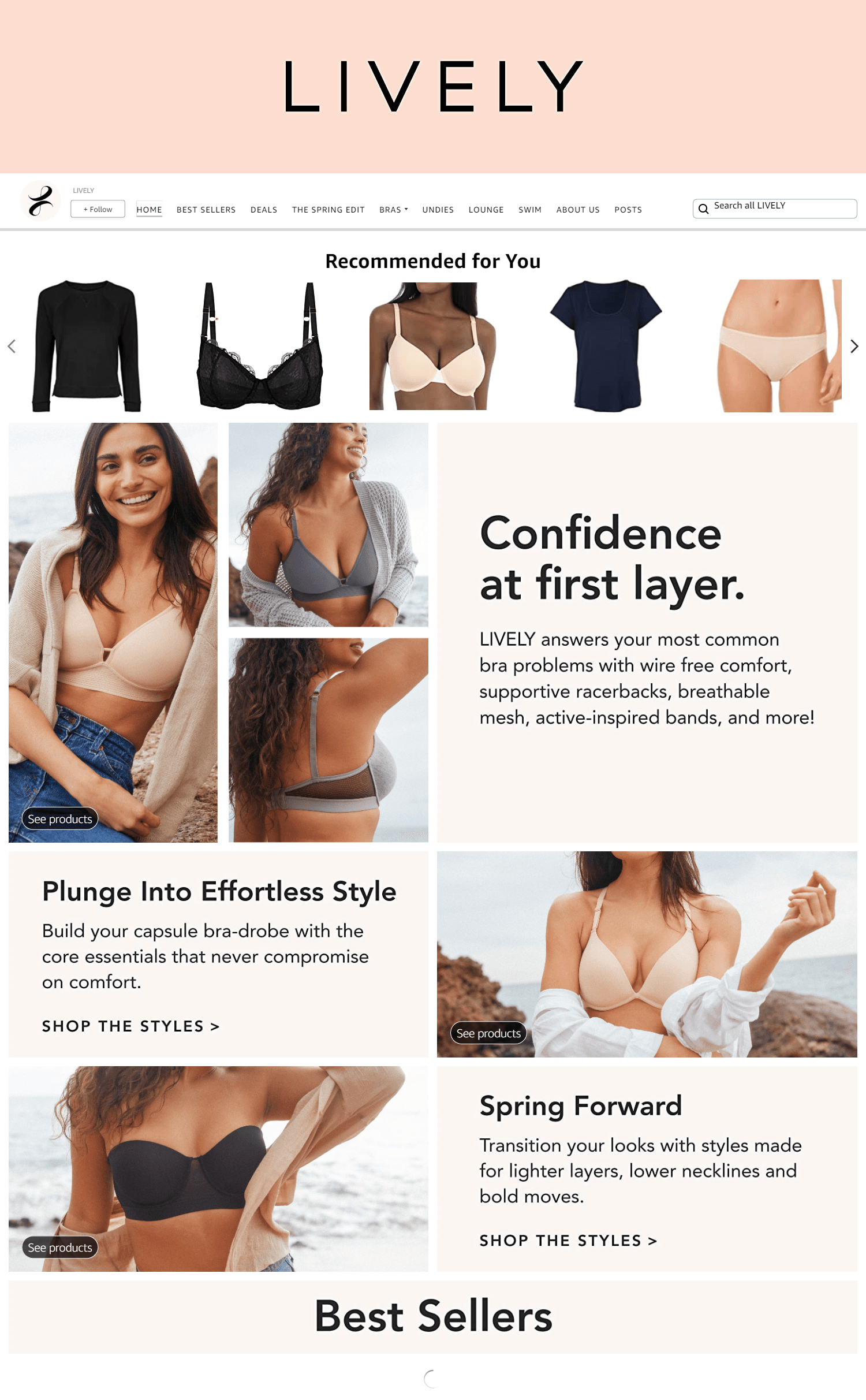 Amazon.com  LIVELY: Storefront