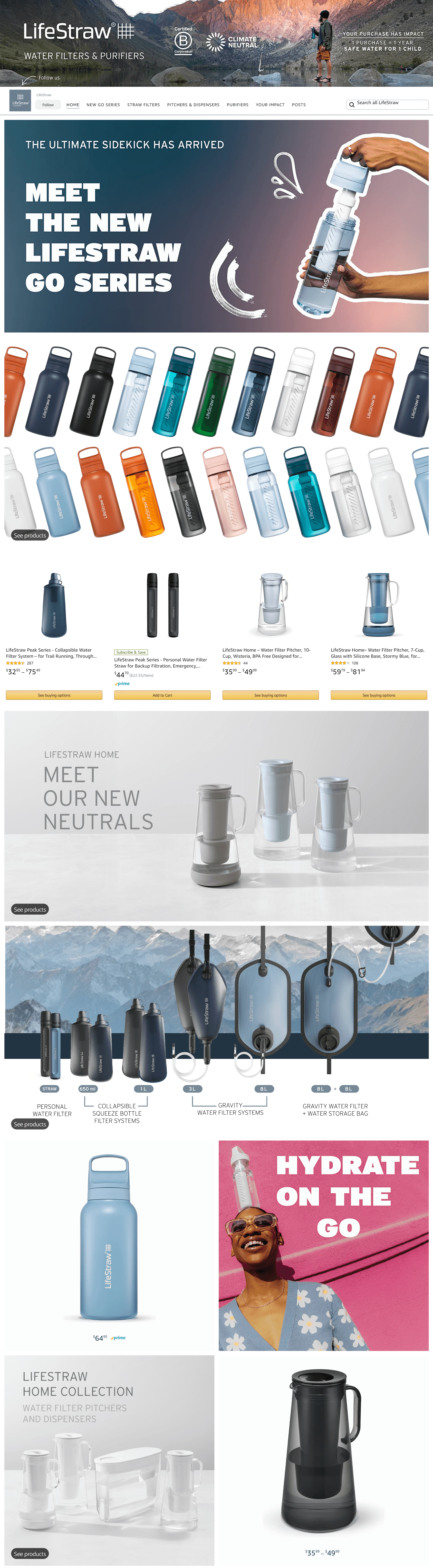 Amazon.com  LifeStraw: Storefront