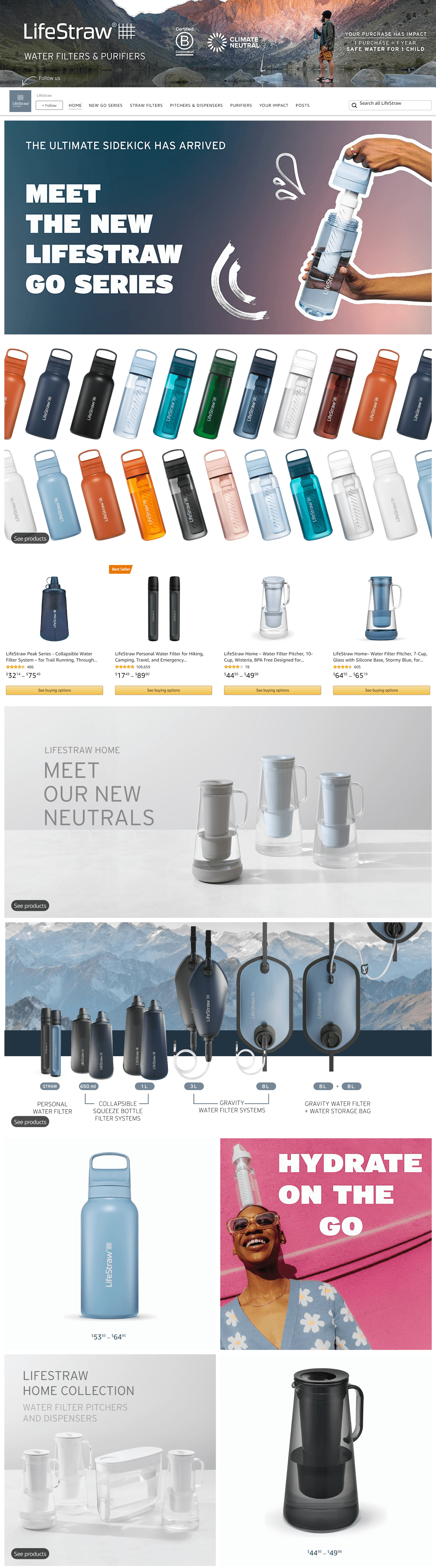 Amazon.com  LifeStraw: Storefront