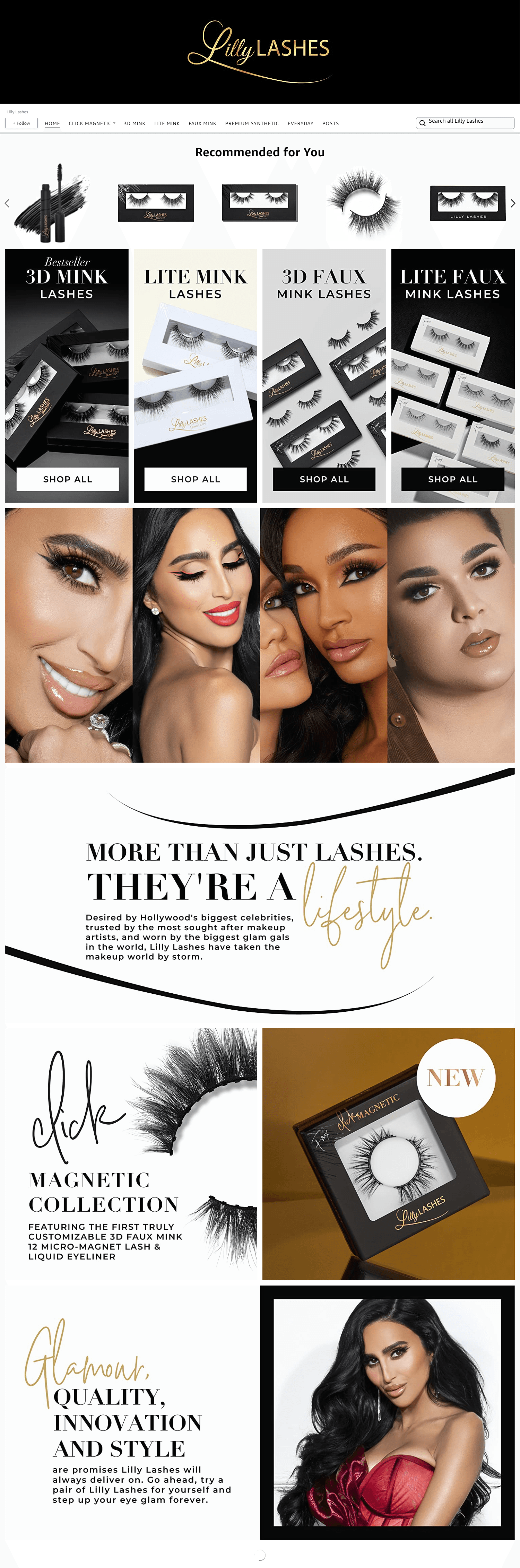 Amazon.com  Lilly Lashes: Storefront