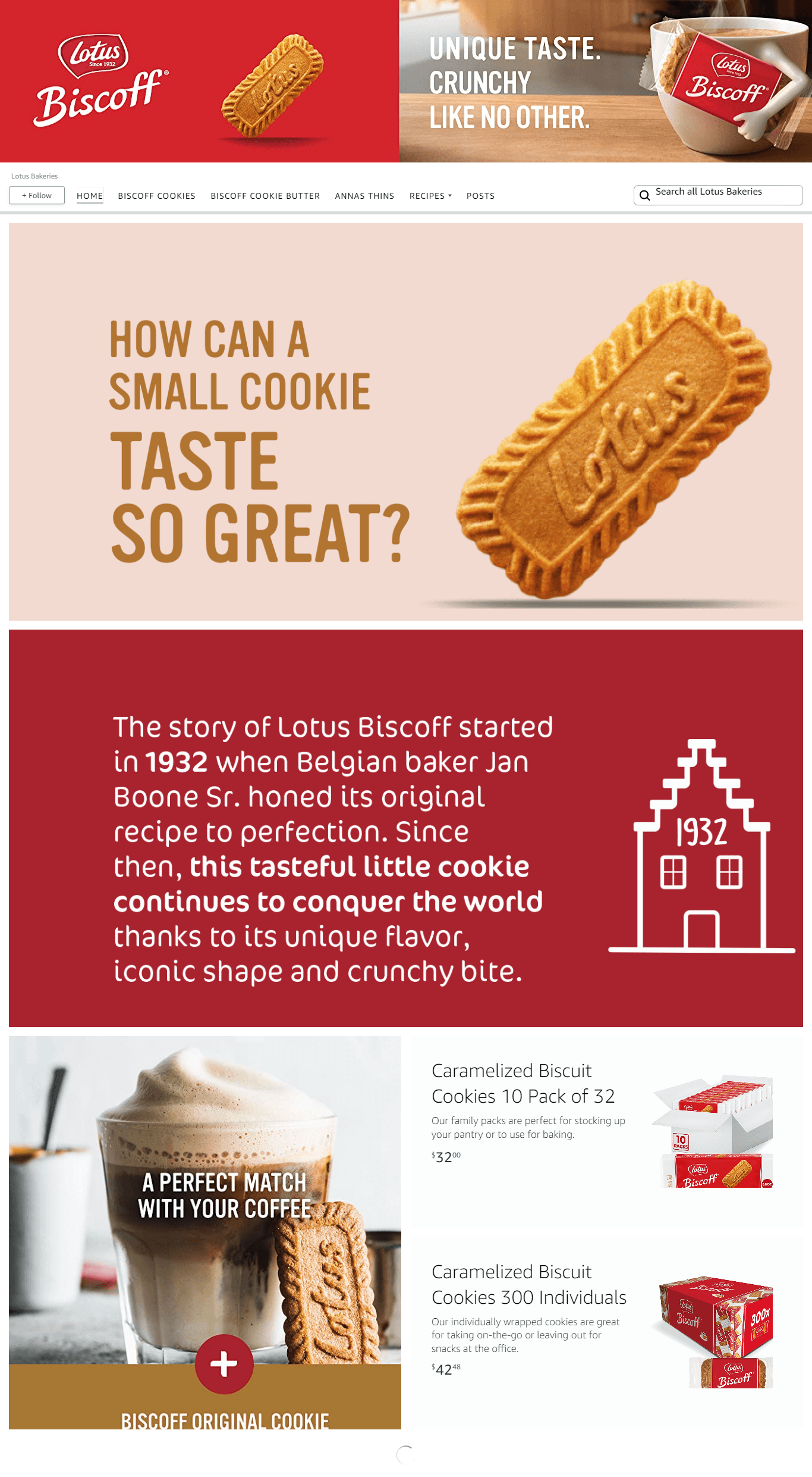 Amazon.com  Lotus Bakeries: Storefront