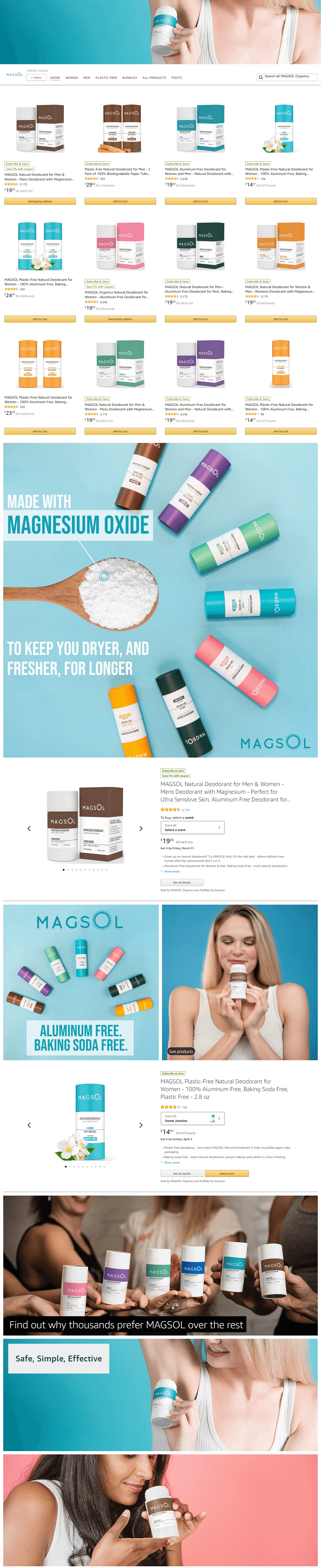 Amazon.com  MAGSOL Organics: Storefront