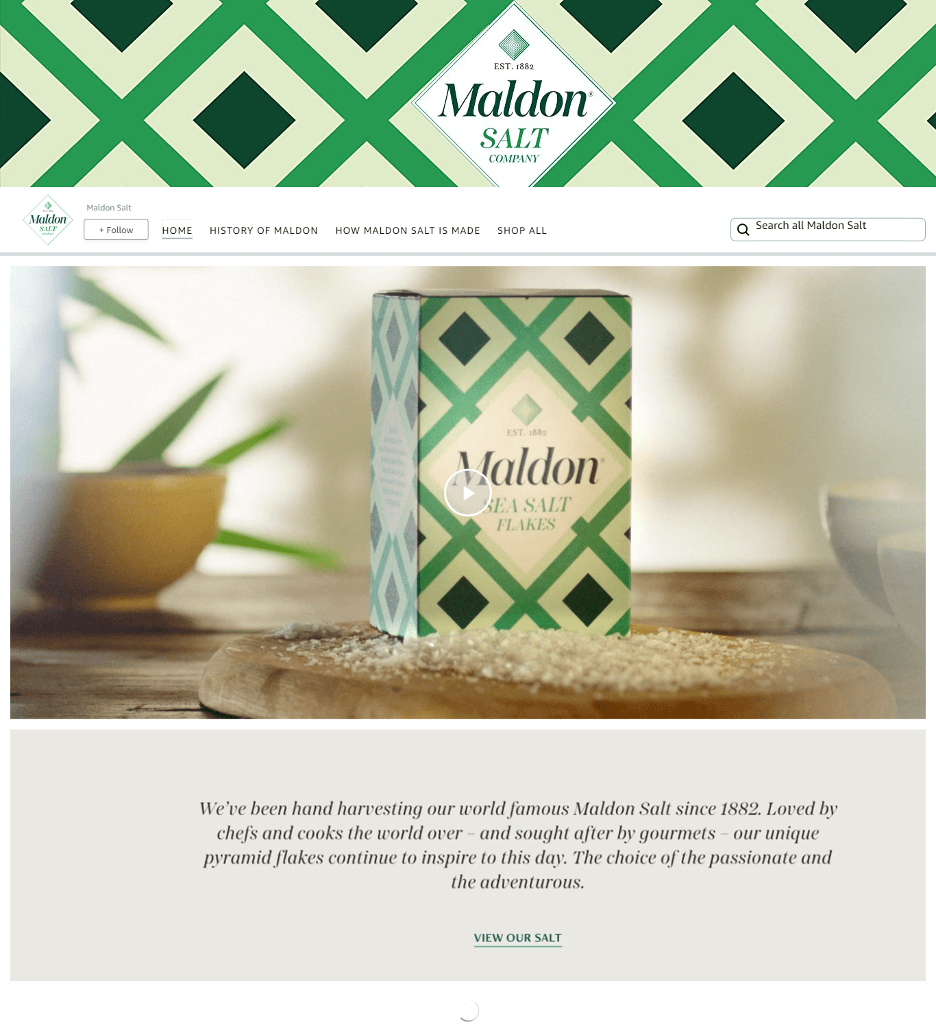 Amazon.com  Maldon Salt: Storefront