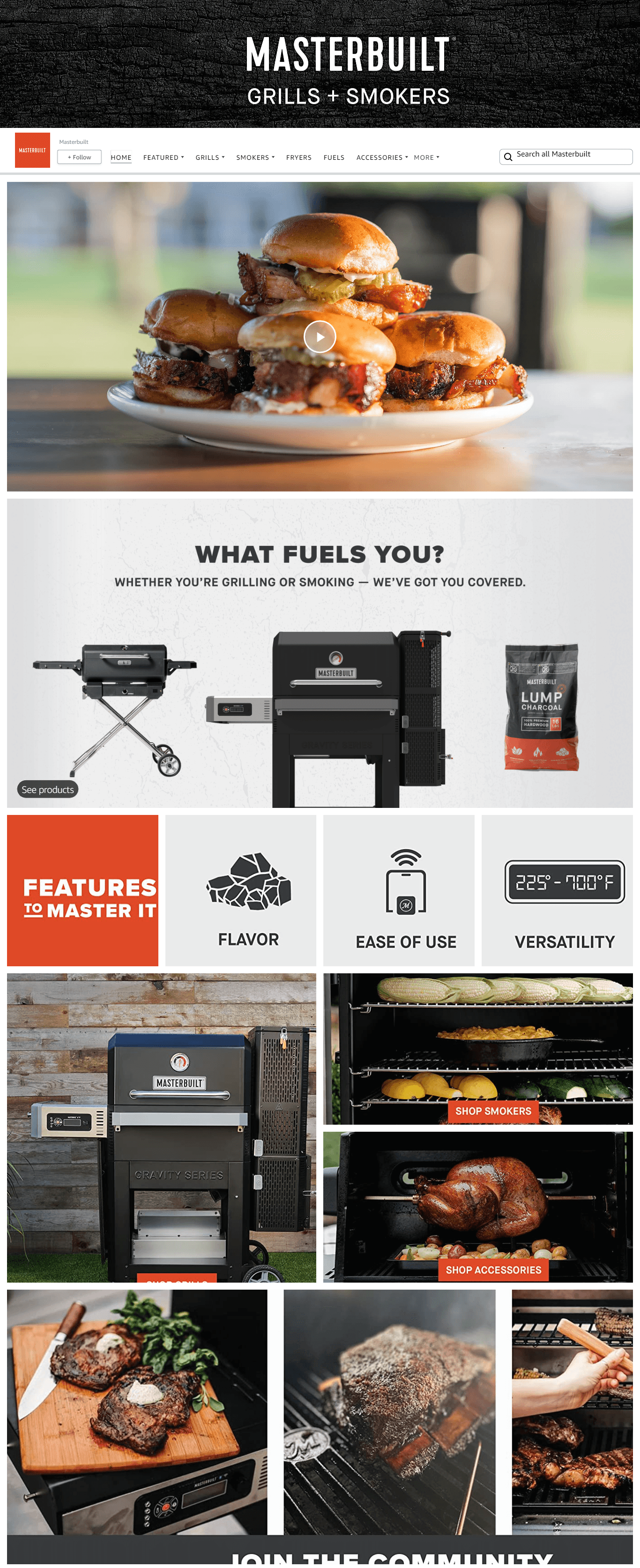 Amazon.com  Masterbuilt: Storefront