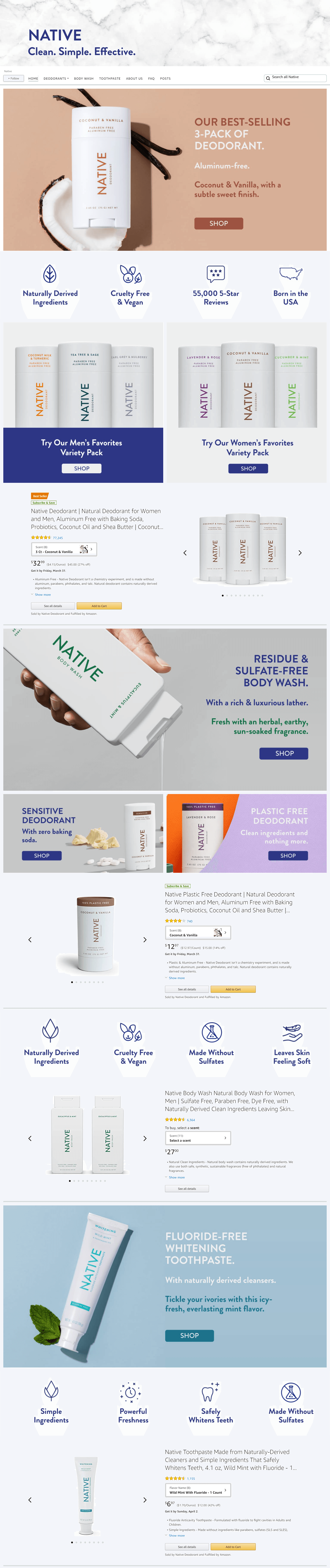 Amazon.com  Native: Storefront