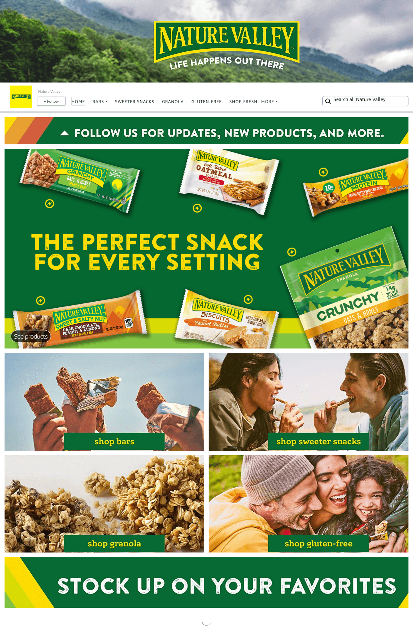Amazon.com  Nature Valley: Storefront