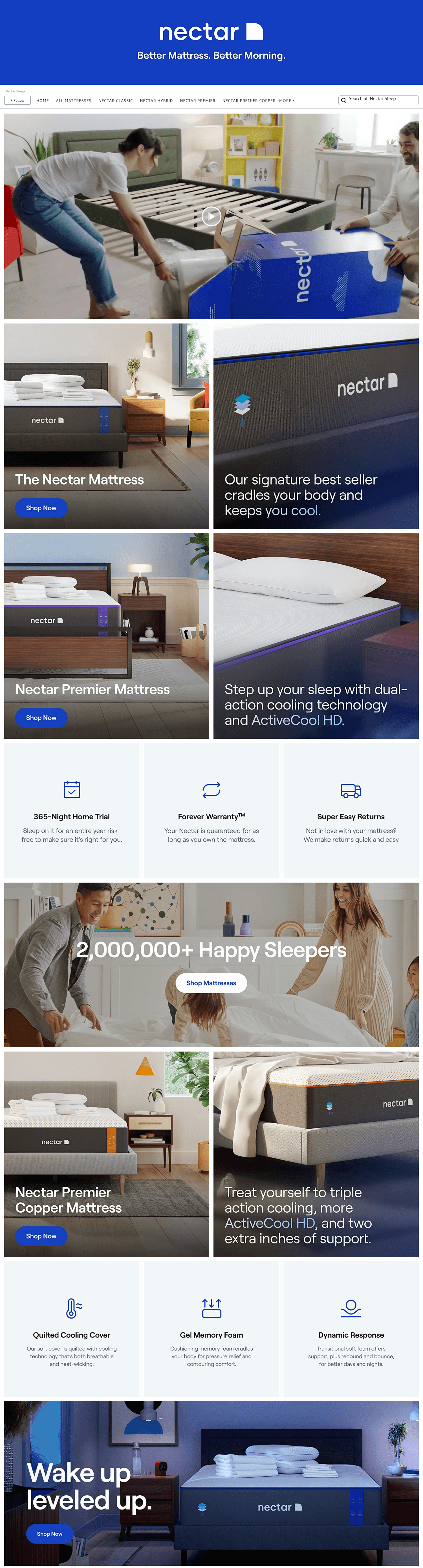 Amazon.com  Nectar Sleep: Storefront
