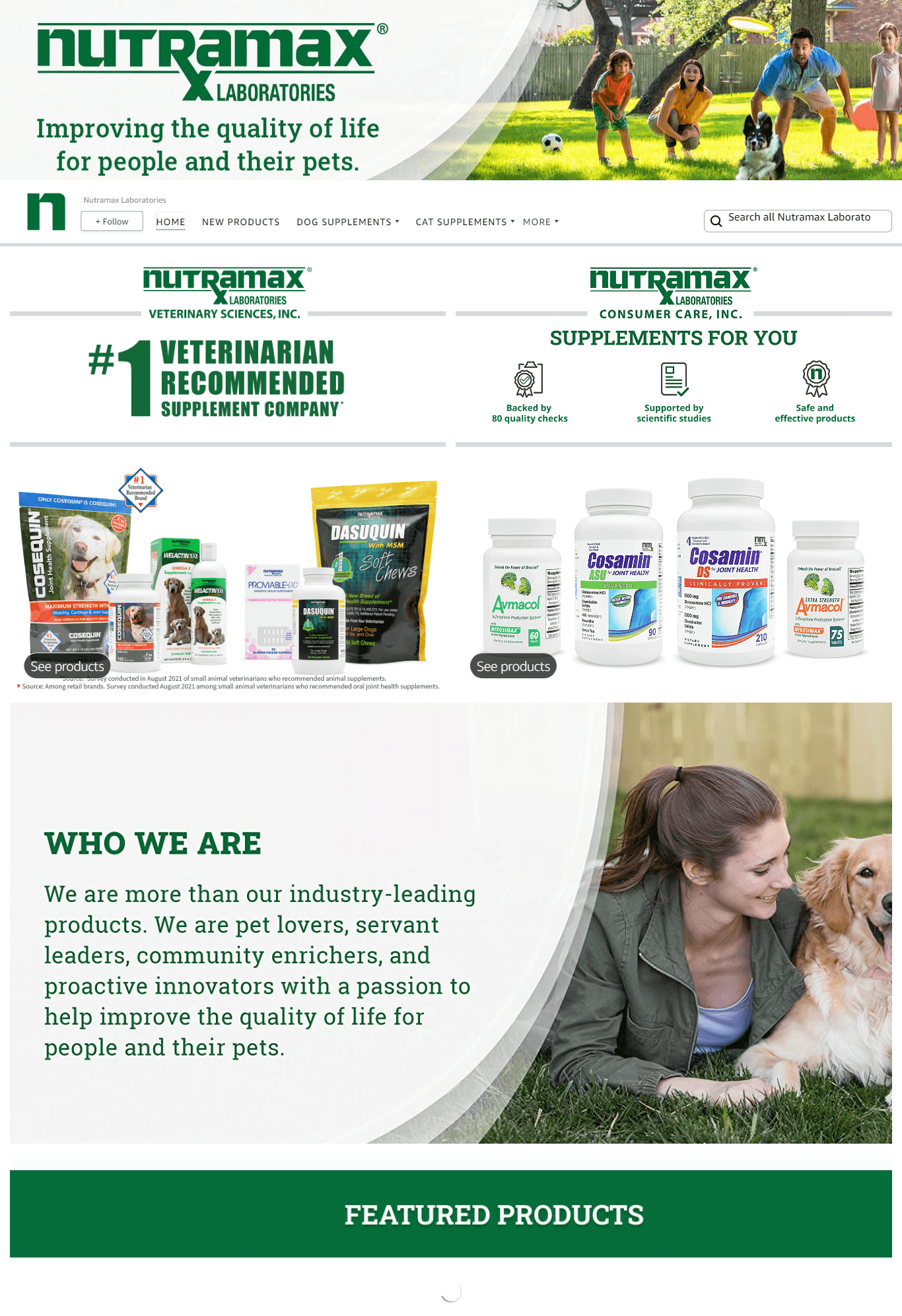 Amazon.com  Nutramax Laboratories: Storefront
