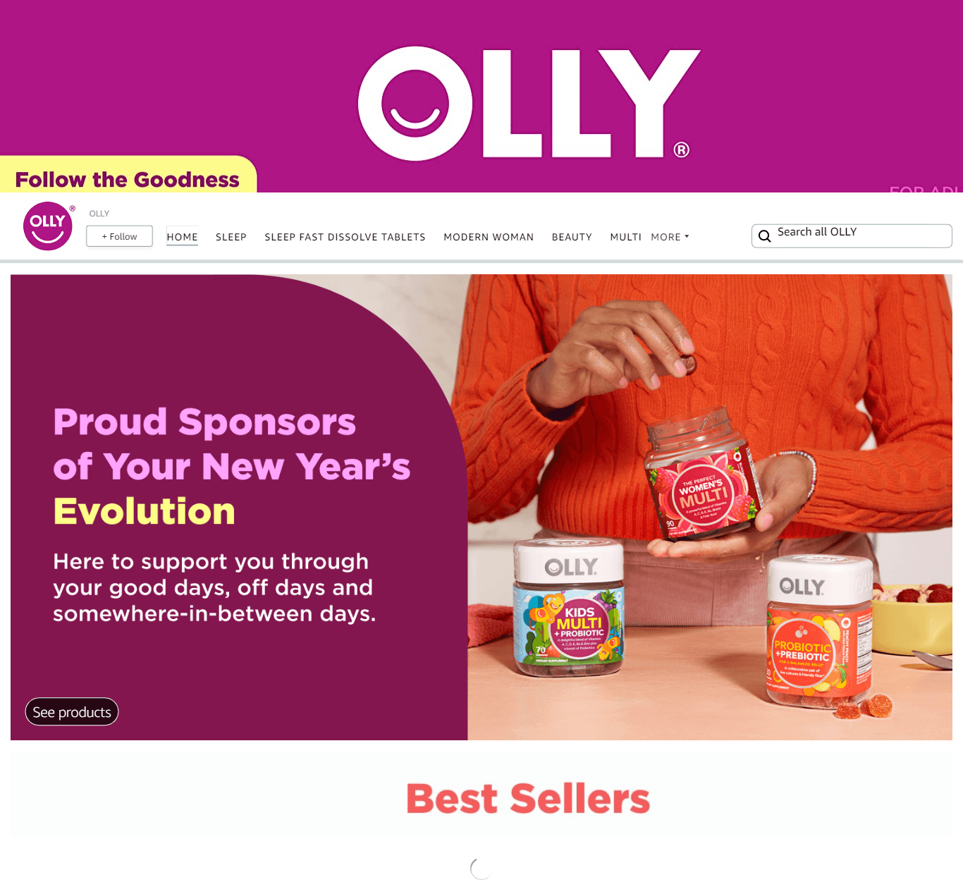 Amazon.com  OLLY: Storefront