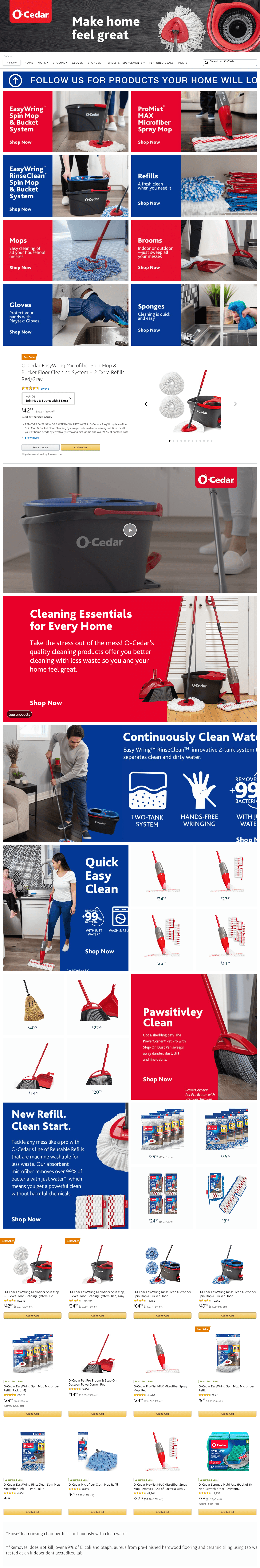 Amazon.com  O-Cedar: Storefront
