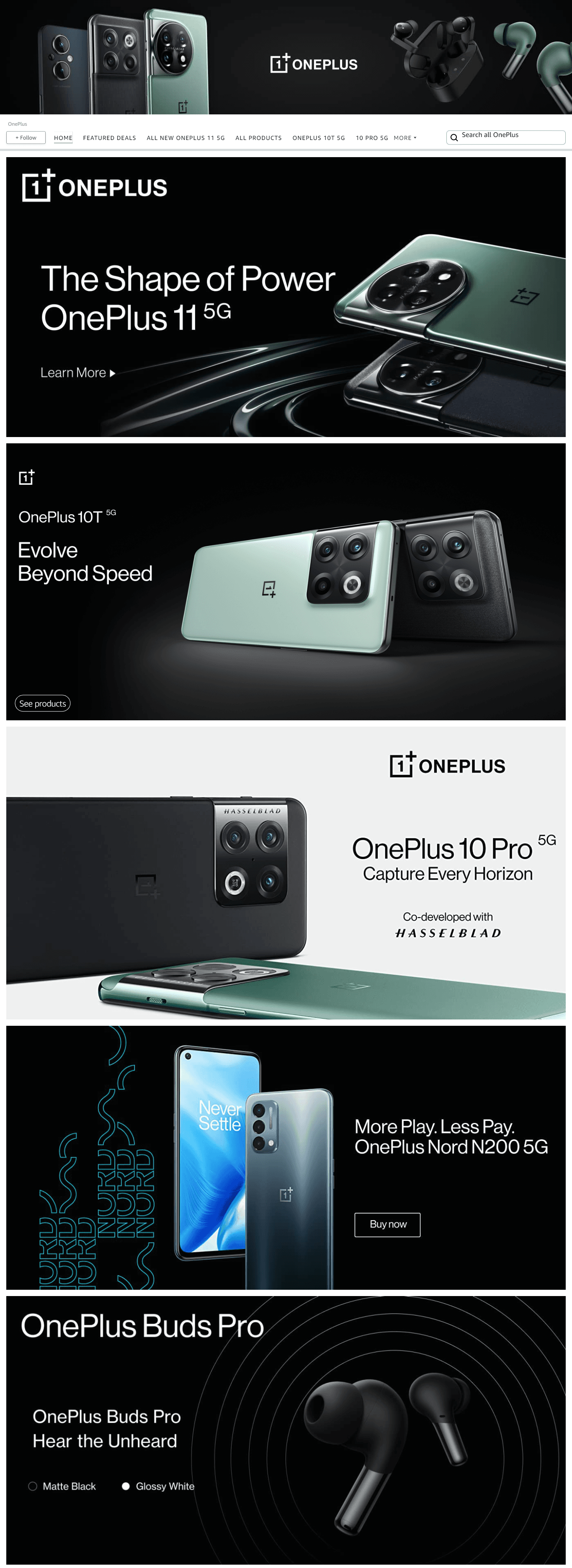 Amazon.com  OnePlus: Storefront
