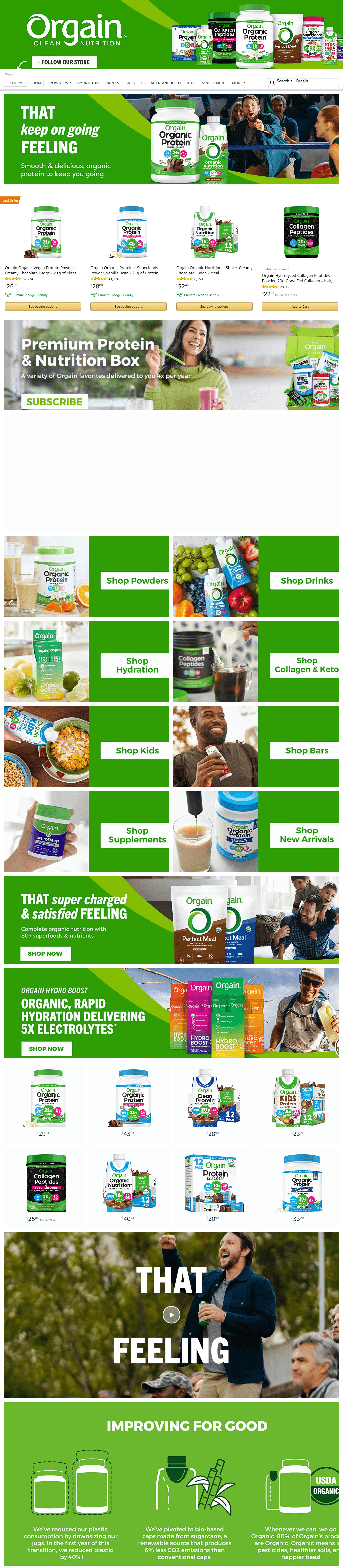 Amazon.com  Orgain: Storefront
