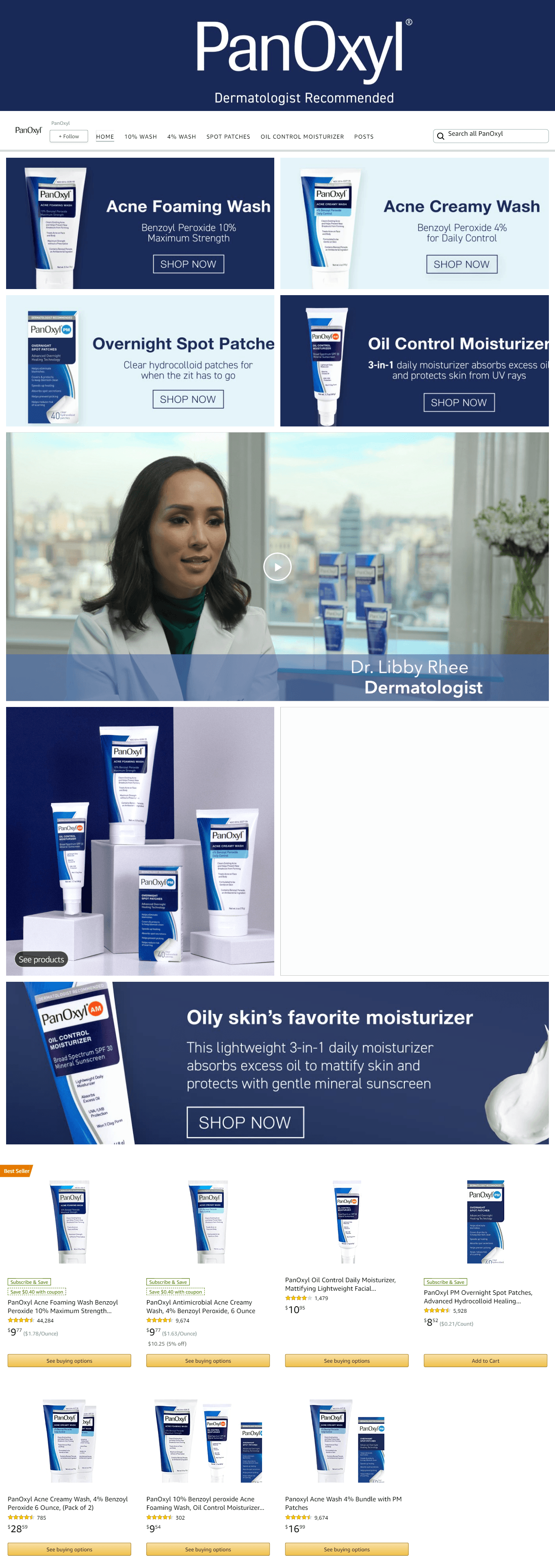 Amazon.com  PanOxyl: Storefront