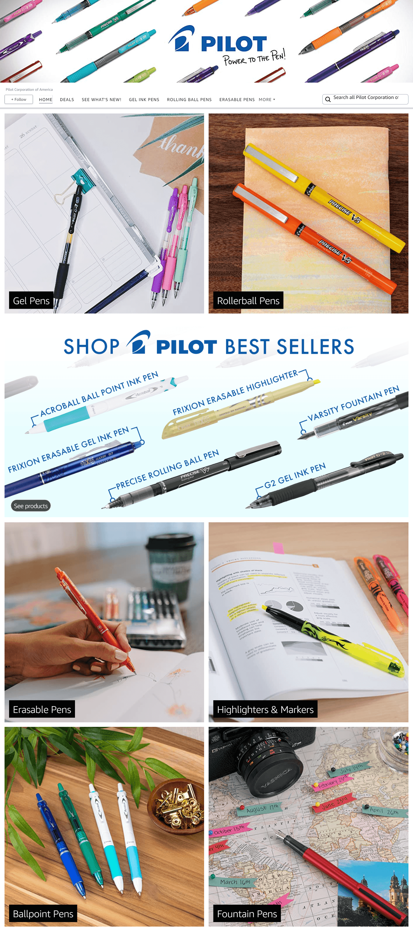 Amazon.com Pilot Corporation of America: Storefront