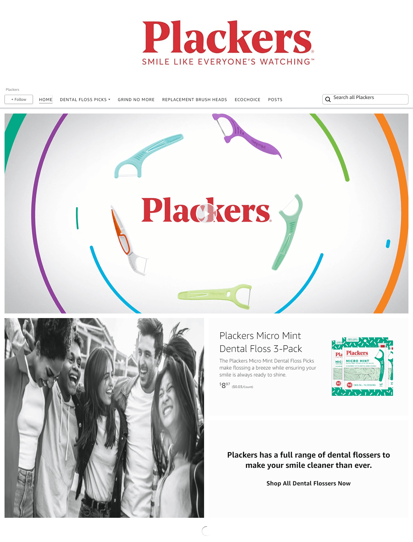 Amazon.com  Plackers: Storefront