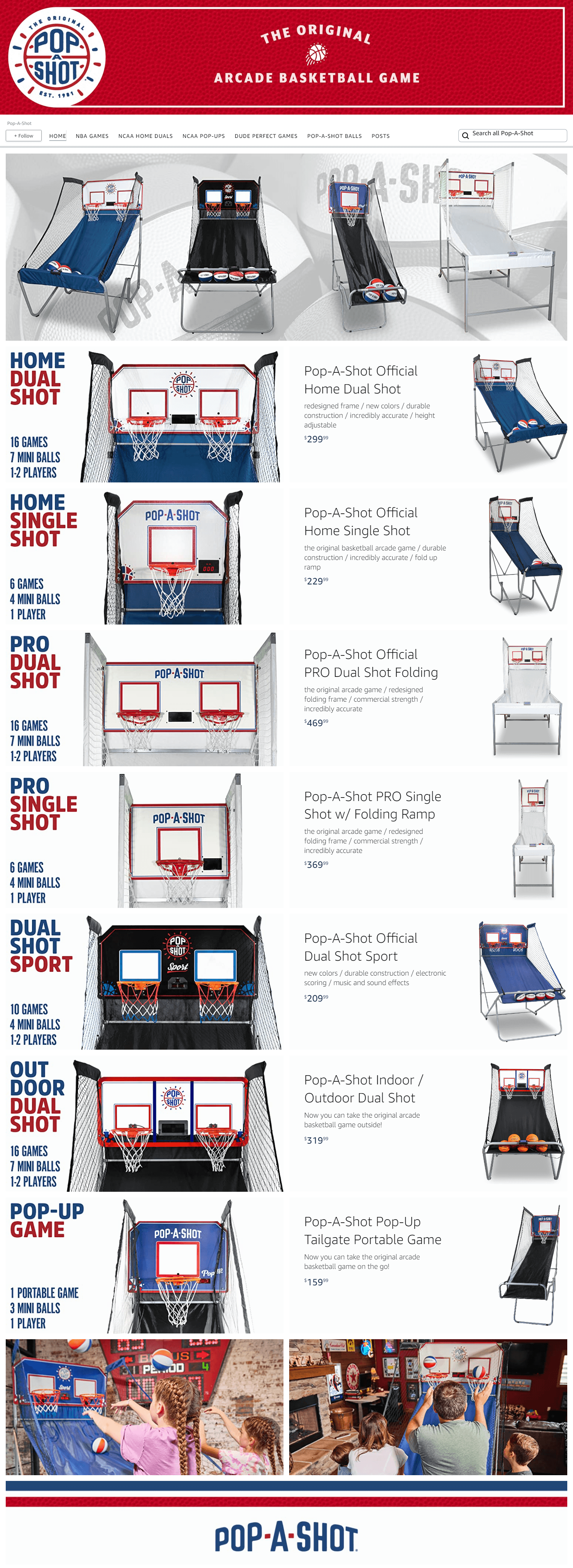 Amazon.com  Pop-A-Shot: Storefront