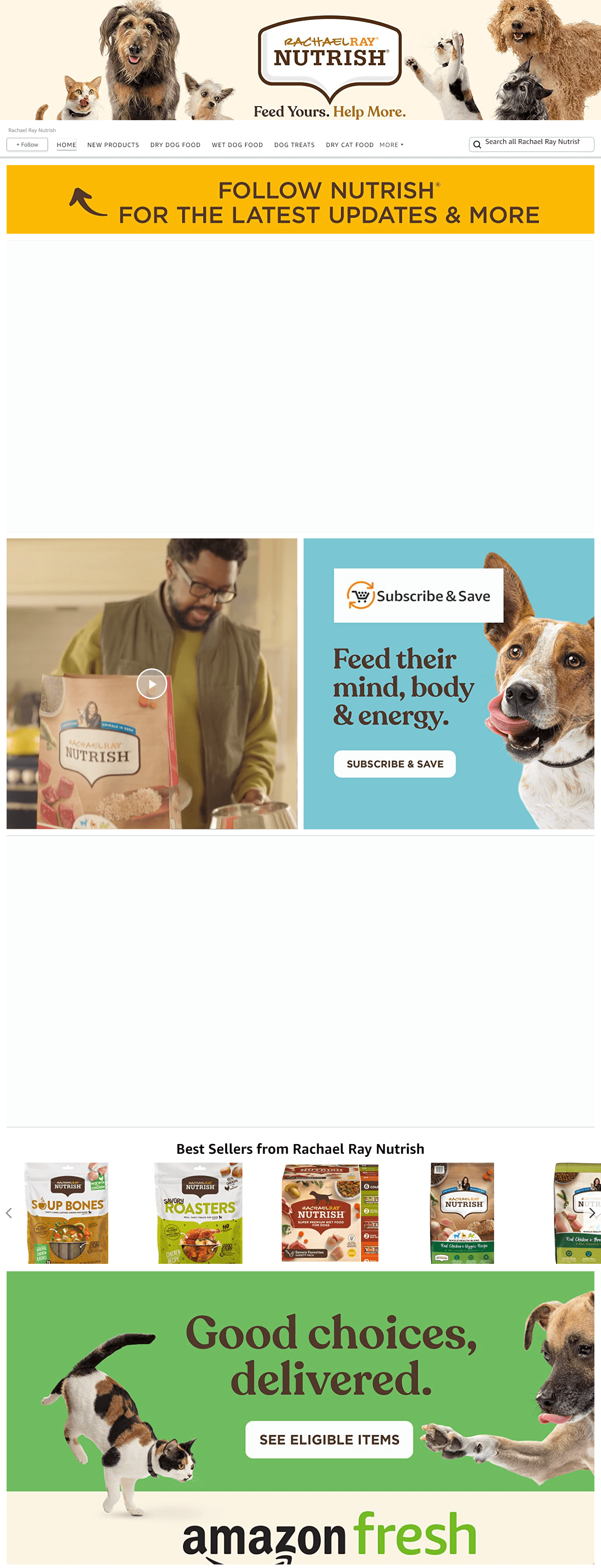 Amazon.com  Rachael Ray Nutrish: Storefront