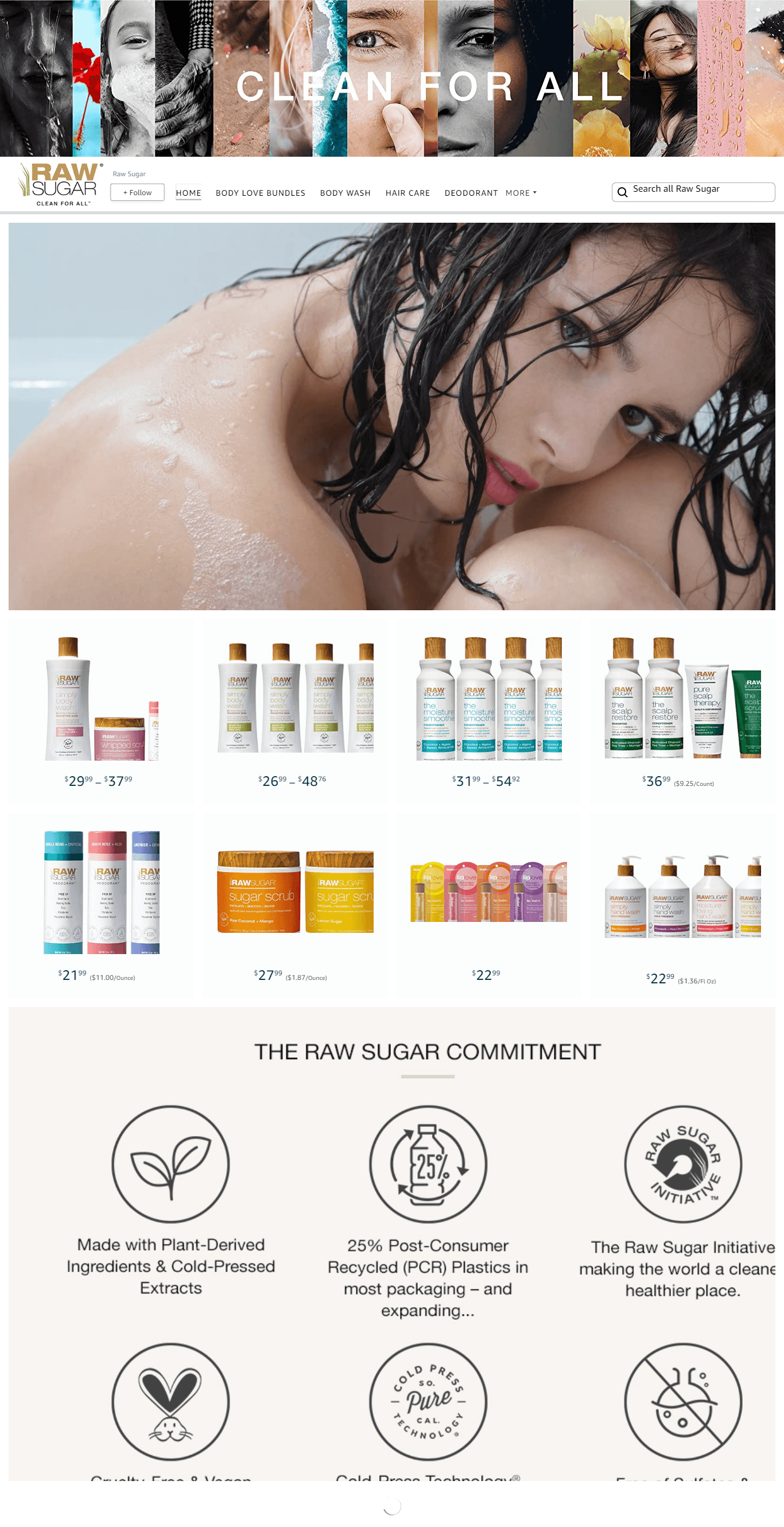 Amazon.com  Raw Sugar: Storefront