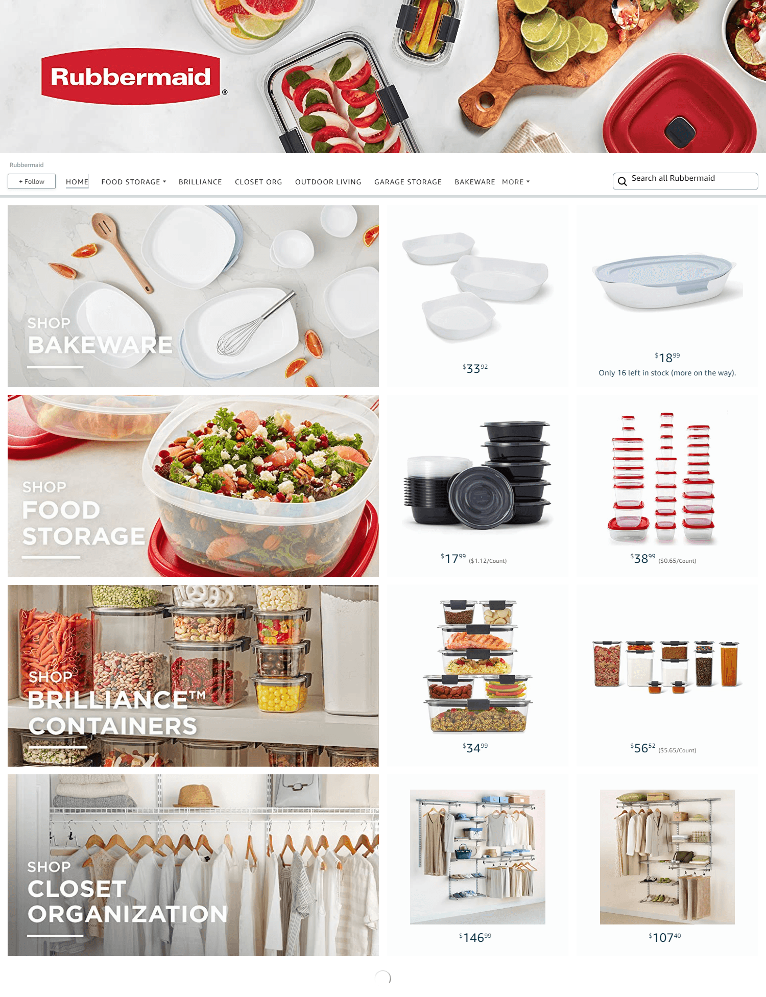 Amazon.com  Rubbermaid: Storefront