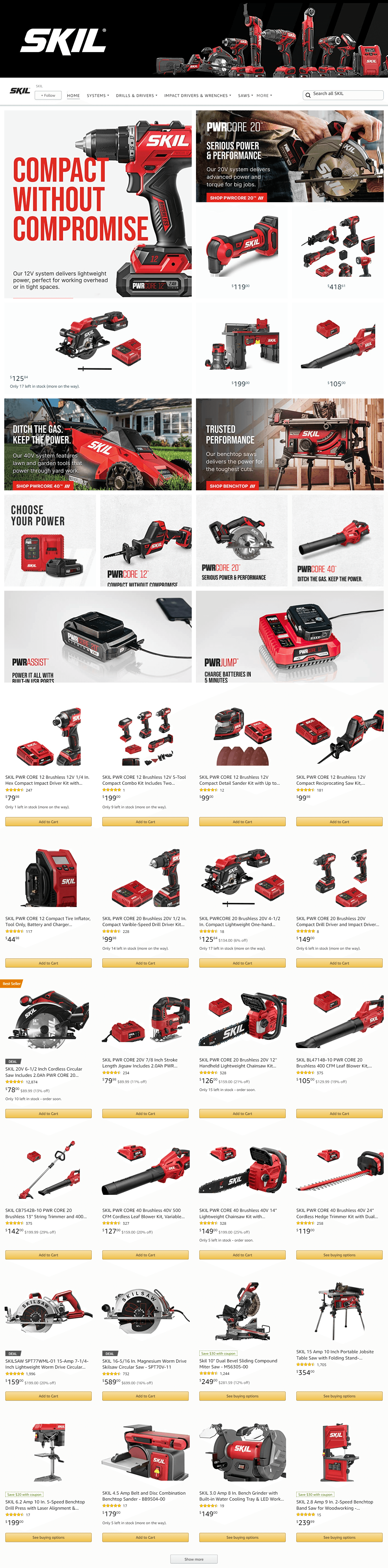 Amazon.com  SKIL: Storefront