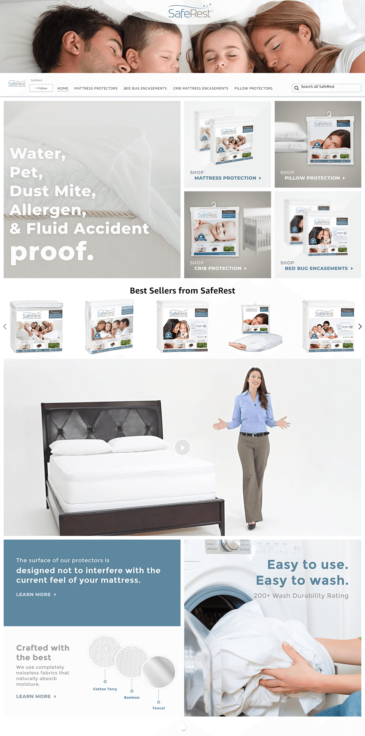 Amazon.com  SafeRest: Storefront