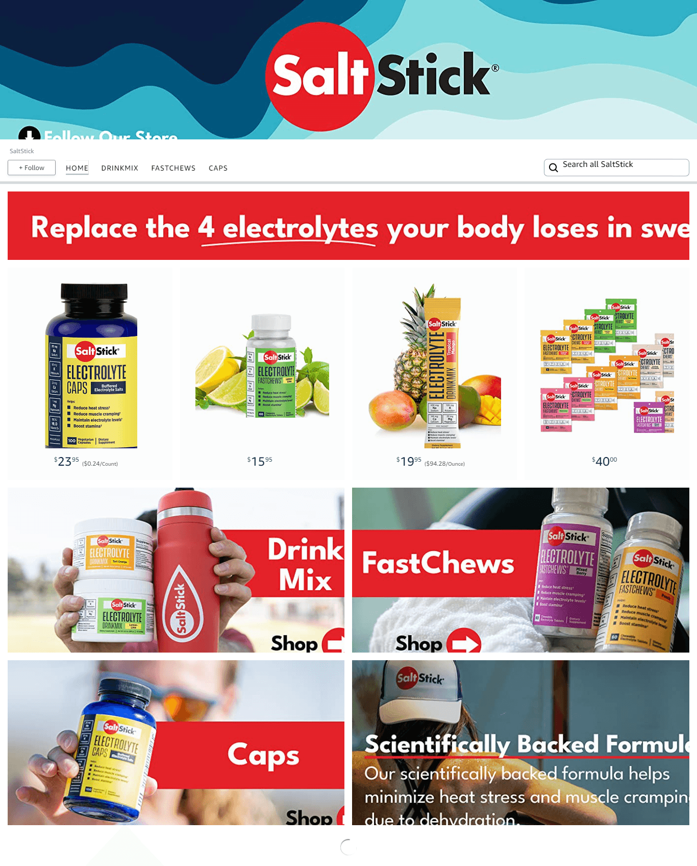 Amazon.com  SaltStick: Storefront
