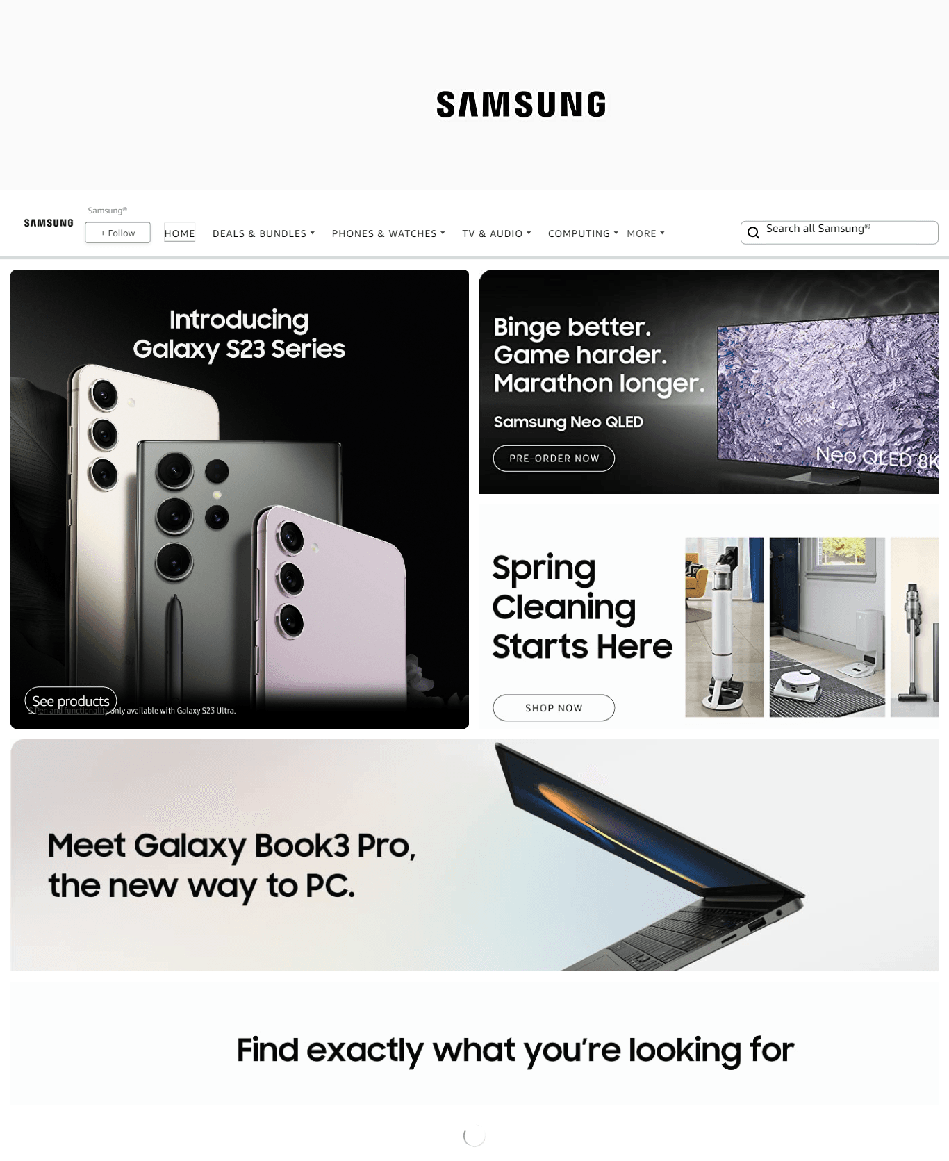 Amazon.com  Samsung®: Storefront