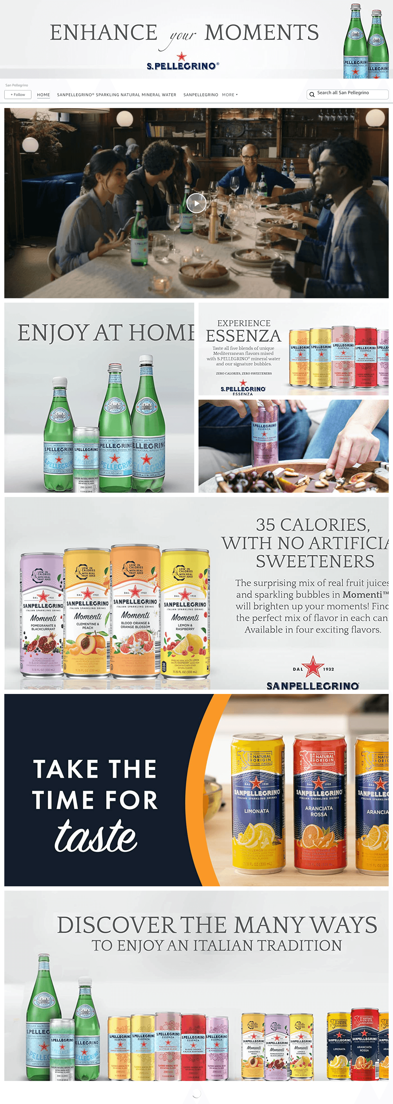 Amazon.com  San Pellegrino: Storefront