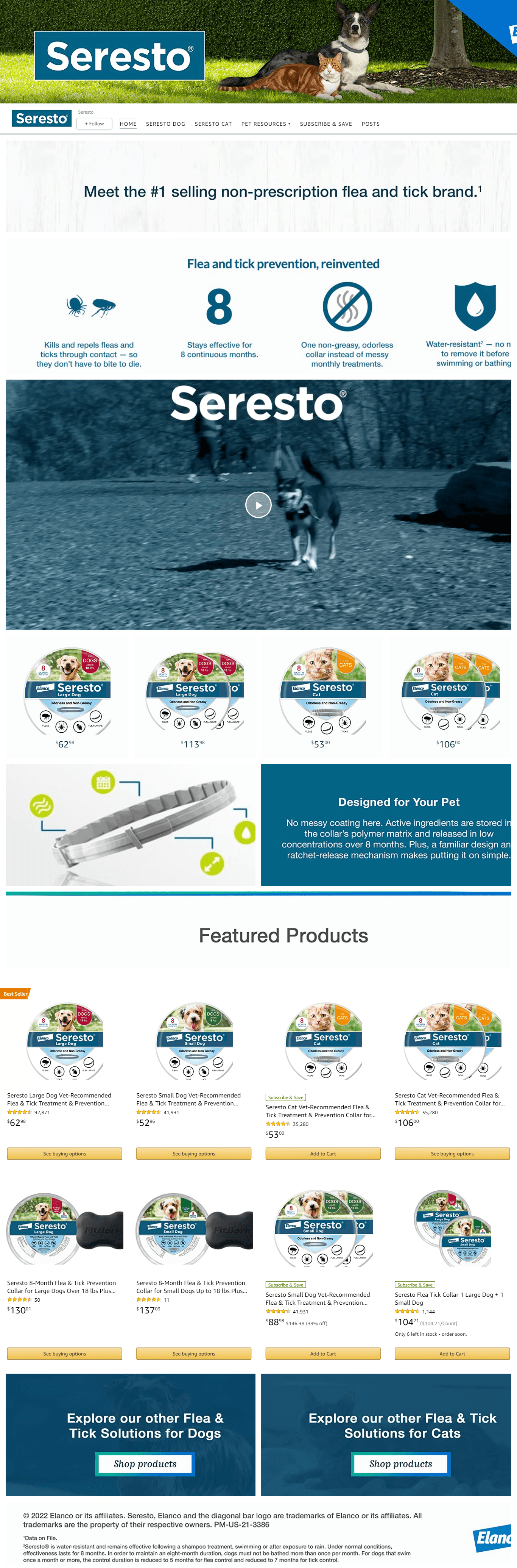 Amazon.com  Seresto: Storefront