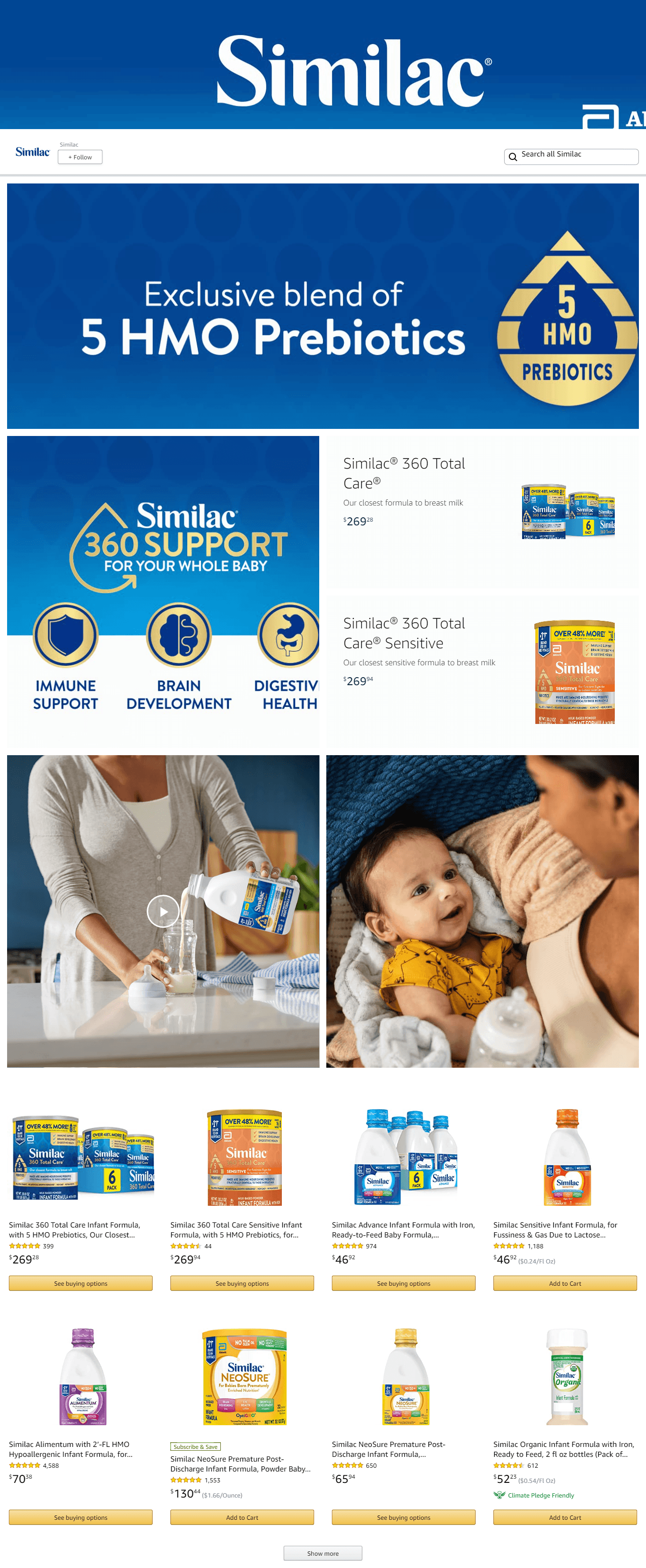 Amazon.com  Similac: Storefront