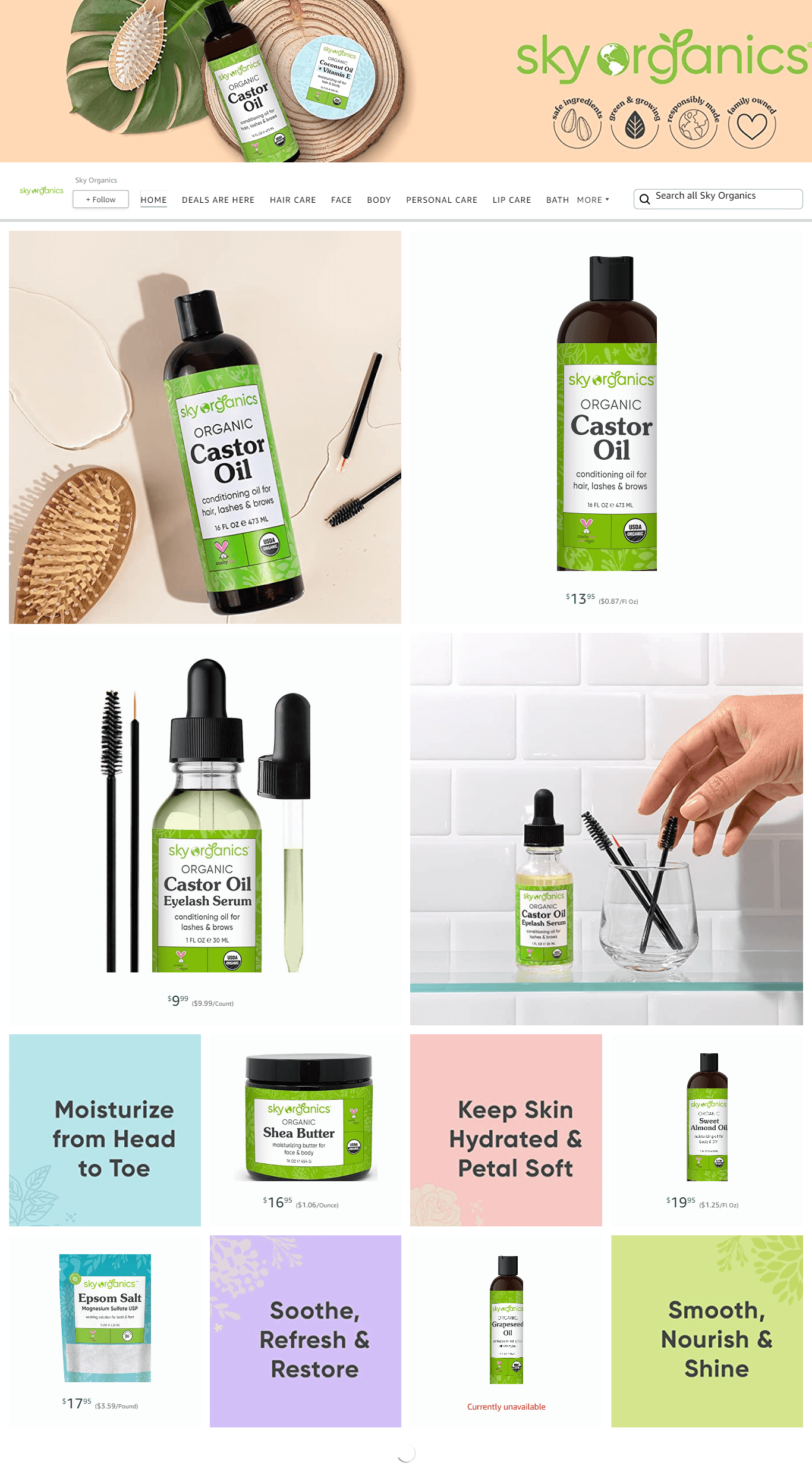 Amazon.com  Sky Organics: Storefront